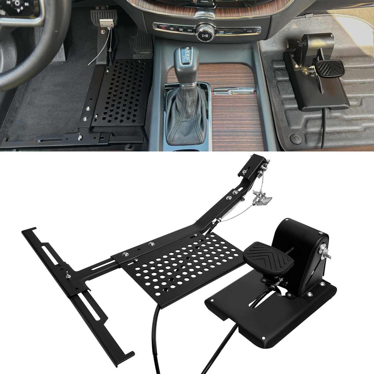 OceanicEcho Passenger Side Brake Pedal for Driver Assist Device - Training Brake Pedal with Base Bracket, Easy to Instal lIdeal 
