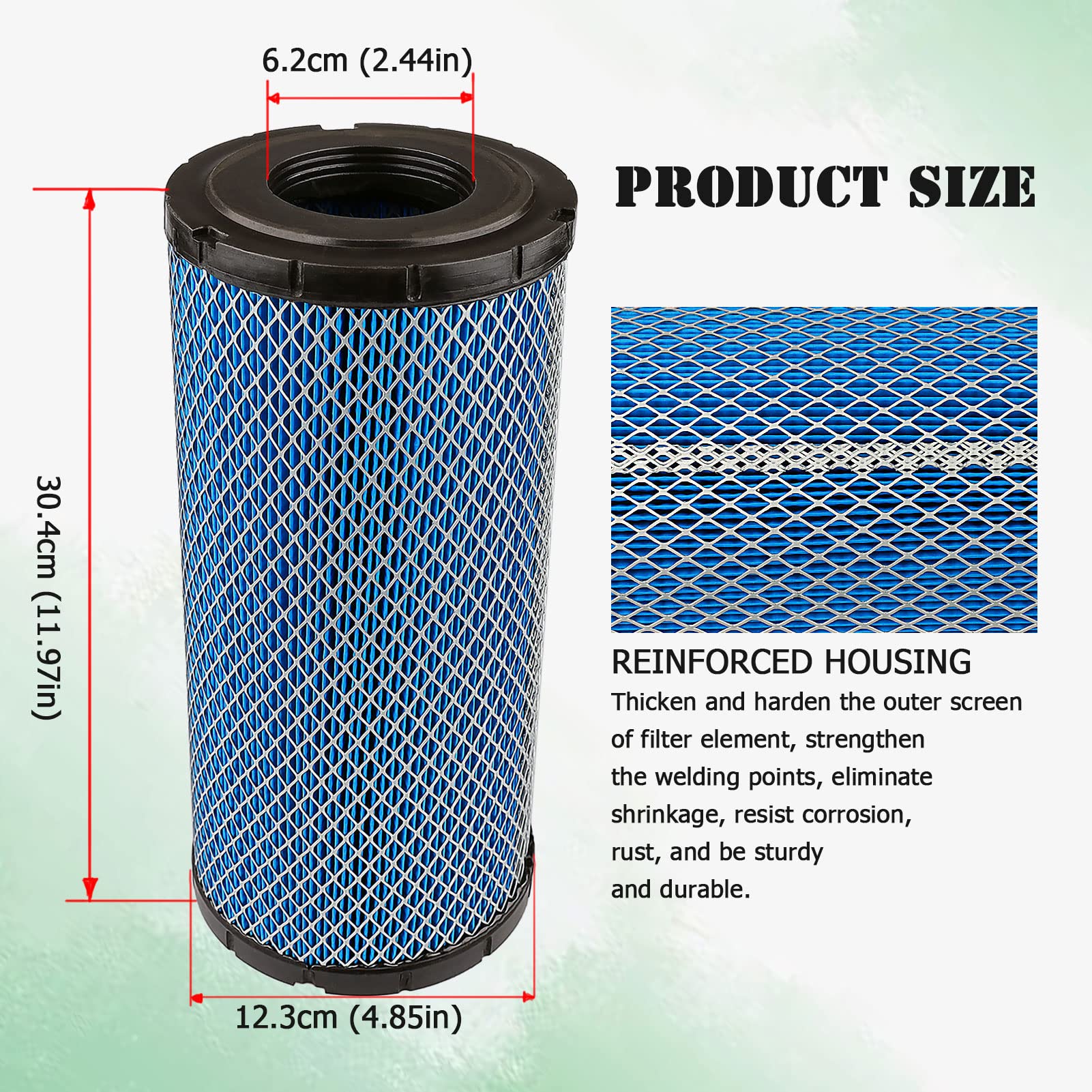 7082115 7081937 Air Filter Replacement For Polaris General 1000 4 1000 EPS RZR 900 EPS ACE 900 RZR 4 900 EPS RZR S 1000 EPS 7081