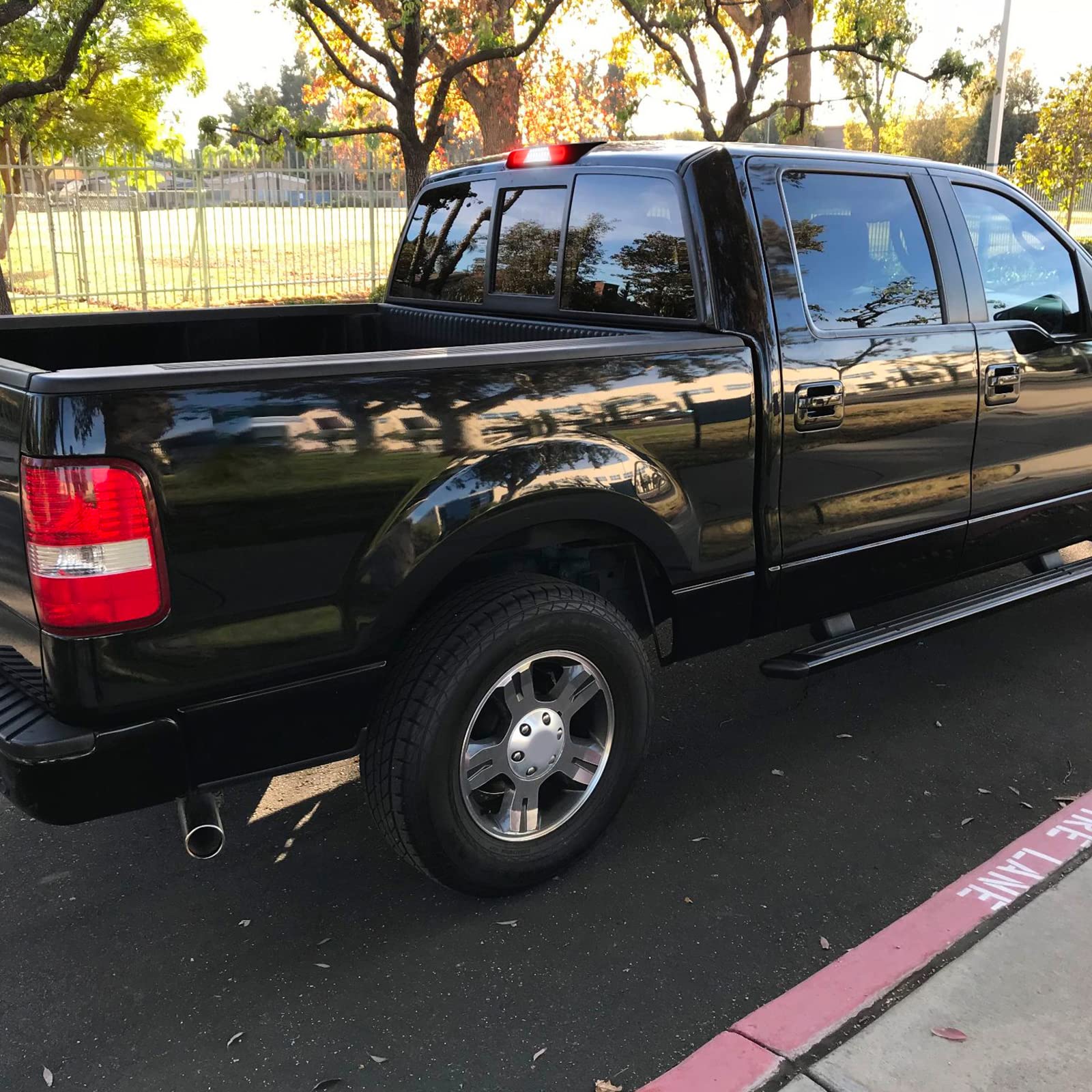 R&F Auto Led Smoked Lens High Mount Stop Lamp Replacement For F150 (2004-2008)/ Explorer Sport Trac (2007-2010)/Mark Lt (2006-2008) Roof Cargo Lights Third Brake Light With Seal Foam Gaskets