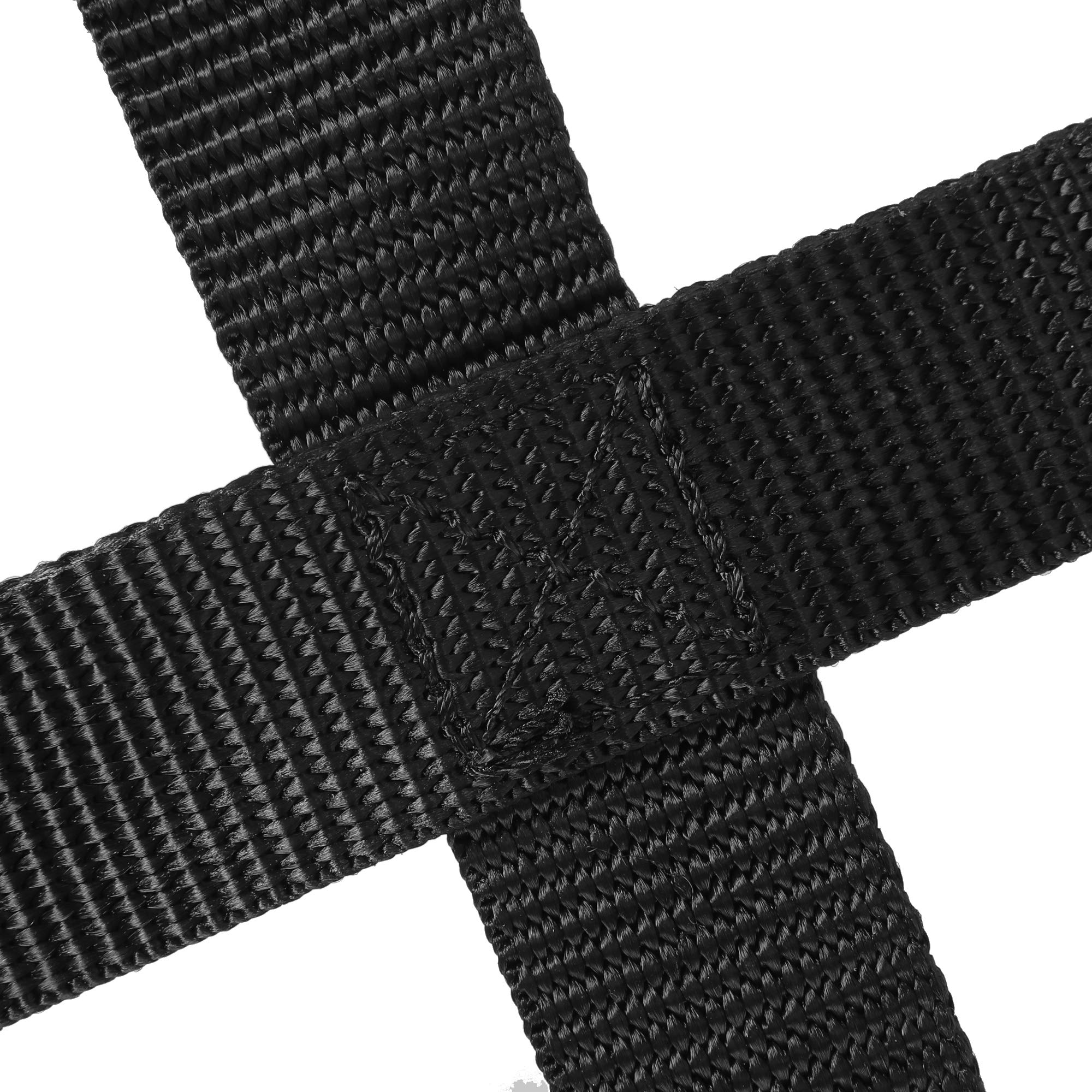 HECASA Nerf Bars Compatible with All Years Yamaha Raptor 700 YFM 700 YFM700 YFM700R Side Steps Foot Pegs Heel Guards (Black Nerf