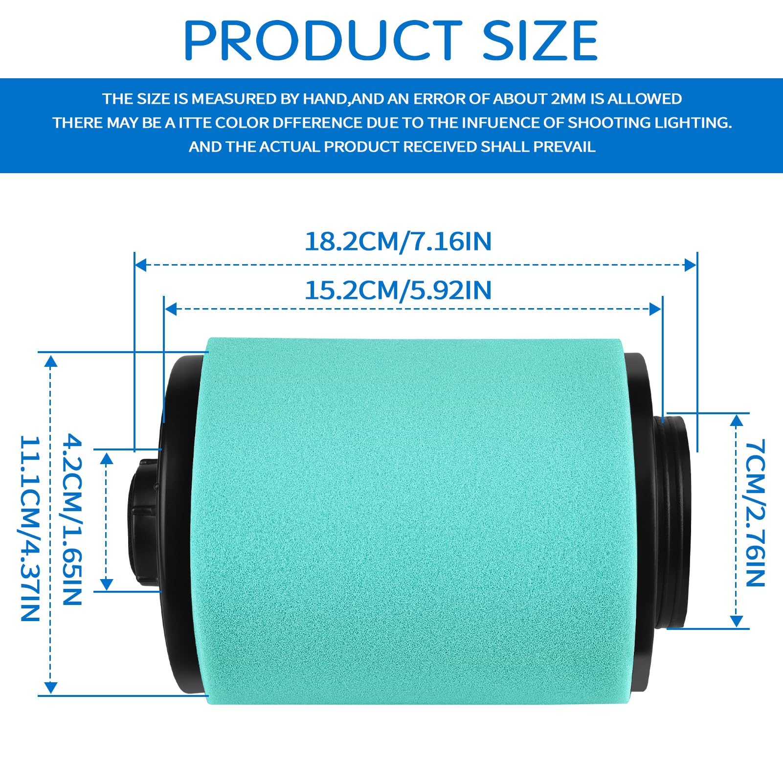 LOCOPOW 707800371 Air Filter Part for Can Am Outlander Renegade 570 450 850 650 800R 1000 1000R Max DPS XMR XT XTP STD XXC 2012