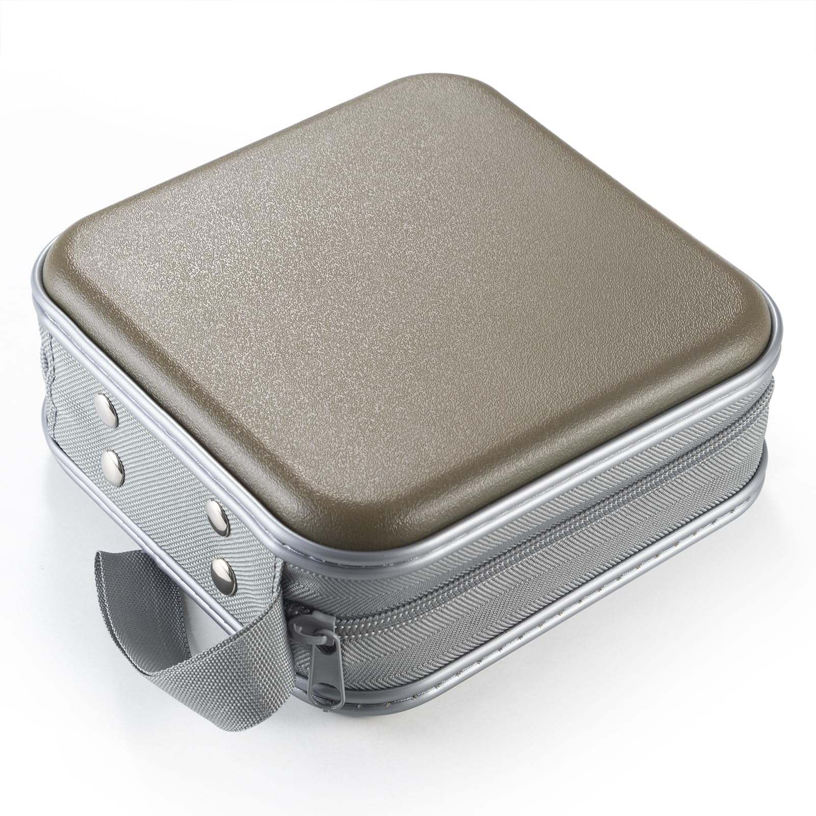 Uentip Cd Case For Car,48 Capacity Dvd Case Portable Zipper Cd Case Holder Large Storage Cd Wallet Cd Organizer Home Travel (Oli