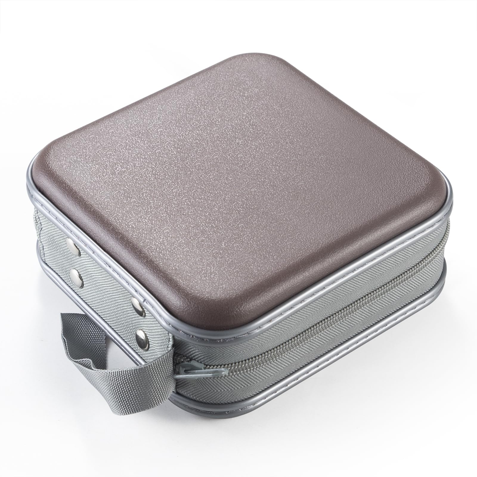 Uentip Cd Case For Car,48 Capacity Dvd Case Portable Zipper Cd Case Holder Large Storage Cd Wallet Cd Organizer Home Travel (Cof