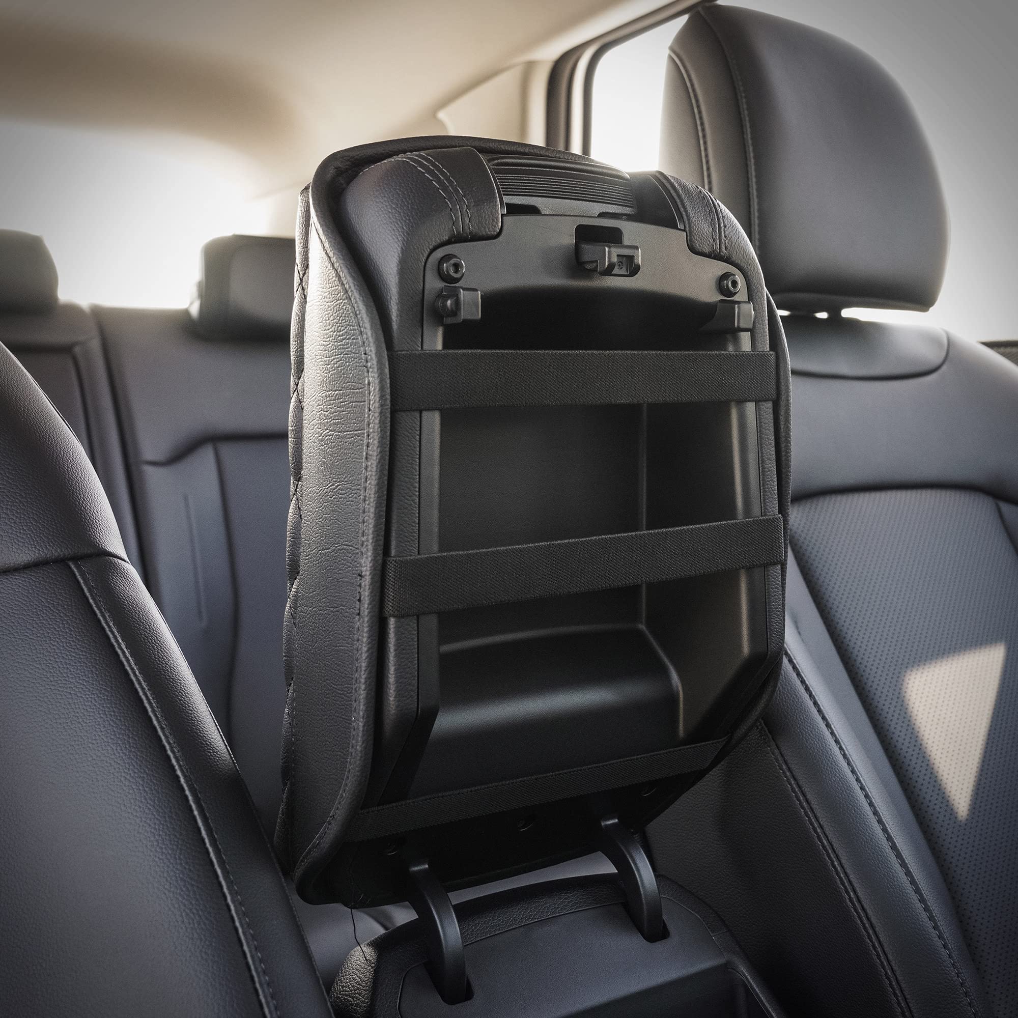 KMMOTORS Sportage(NQ5), 2023-2025 Center Console Cover Black, Armrest Cushion, Sportage NQ5 Accessories, Vegan Leather, Protect