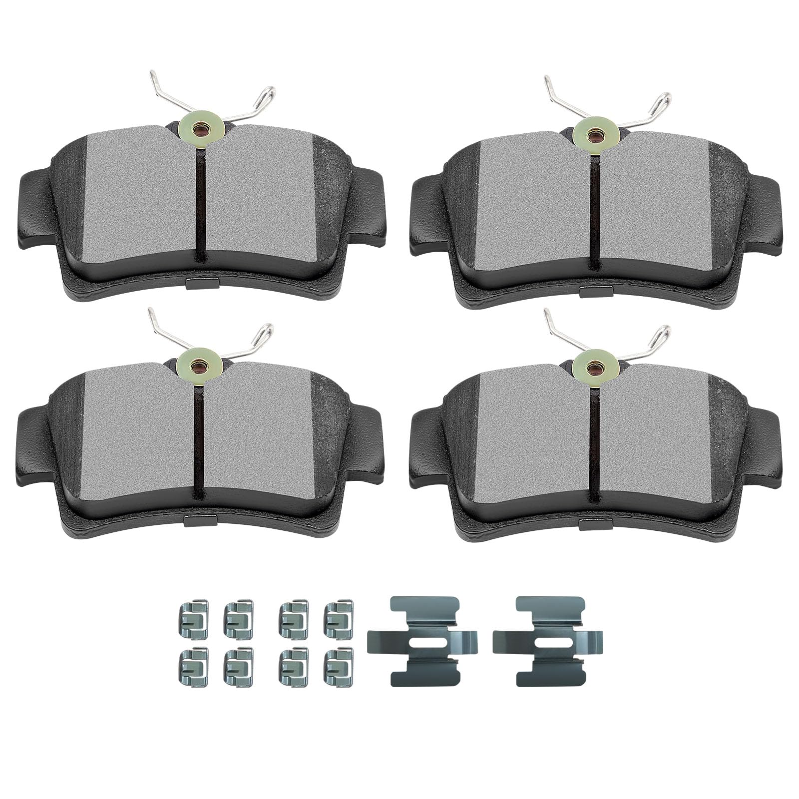 Scitoo D627 Semi-Metal Brake Pads Kits Rear Replacement For Ford For Mustang 1994-2004