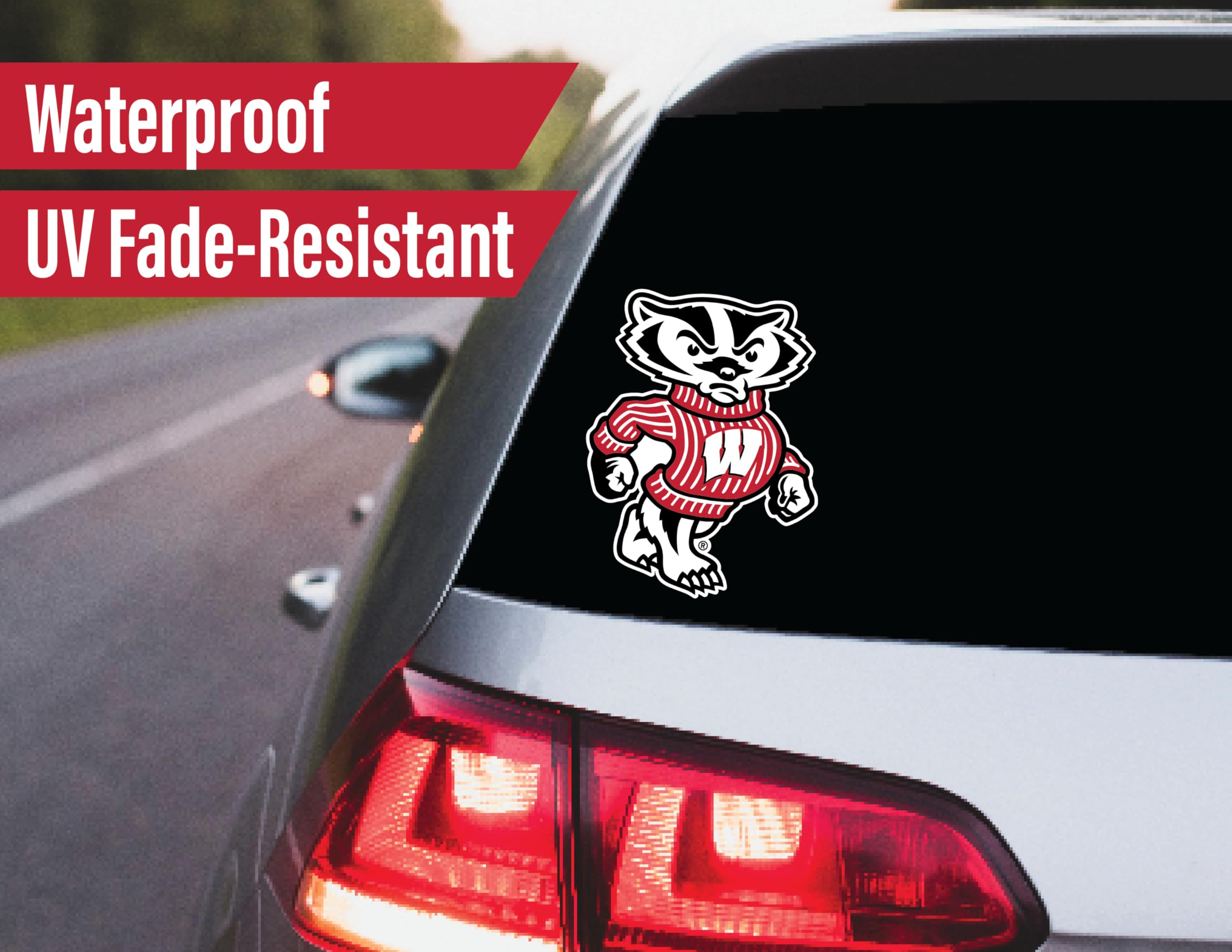 University Of Wisconsin Stickers For Gift, Car, Water Bottle, Laptop, And Phone For Uw Football Fans And University Graduates (W