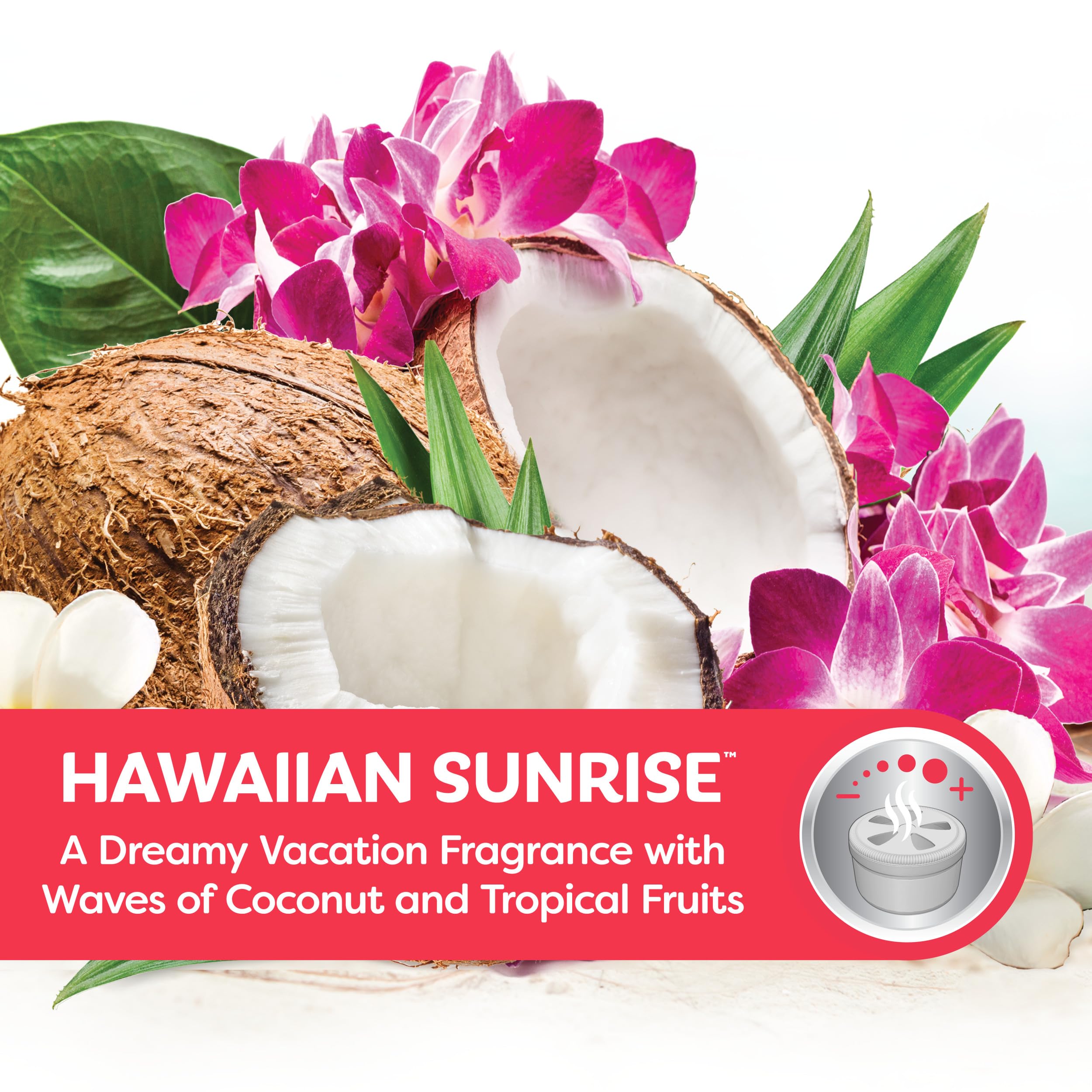 Refresh Your Car! E301459500 Scented Gel Can, 4.5 Oz, Hawaiian Sunrise