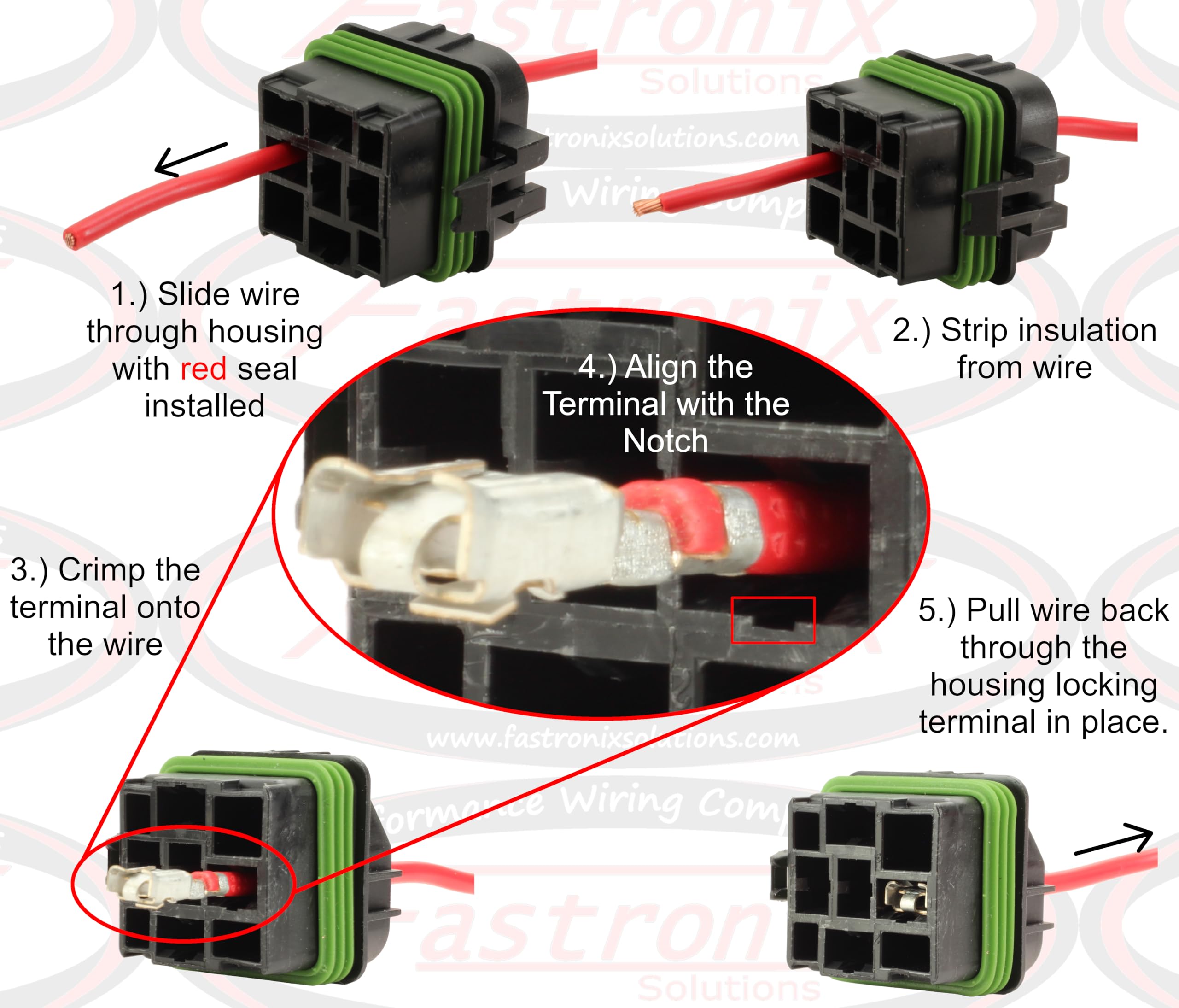 Fastronix 50/30 Amp Weatherproof Automotive Relay And Socket Parts Kit