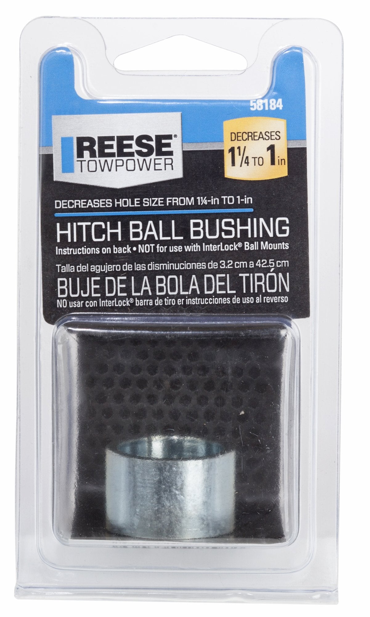 Fulton Reese Towpower 58184 Reducer Bushing, 1-1/4''
