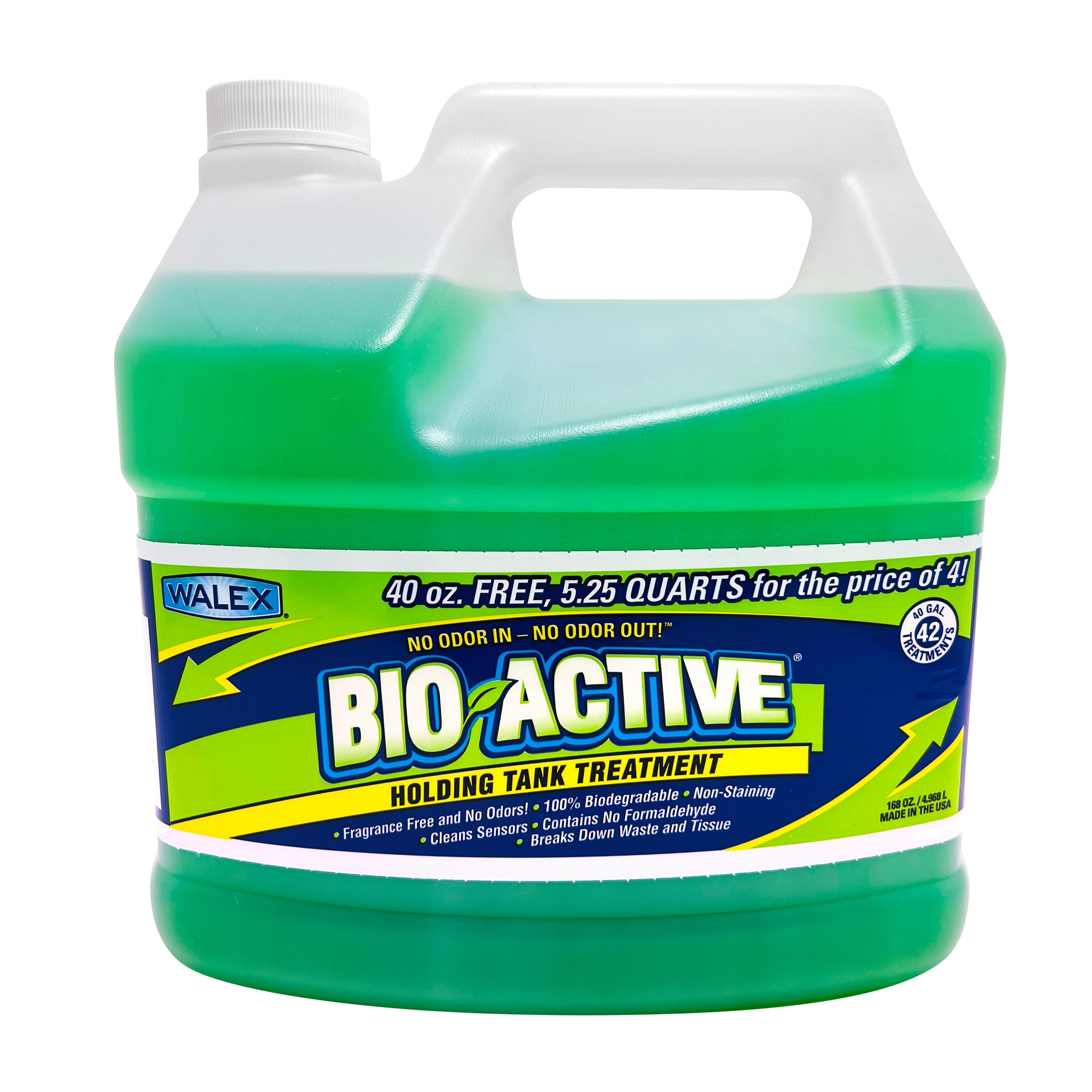 Walex Bio-72168 Bio-Active Liquid Holding Tank Treatment - 168 Oz., Non-Measurable