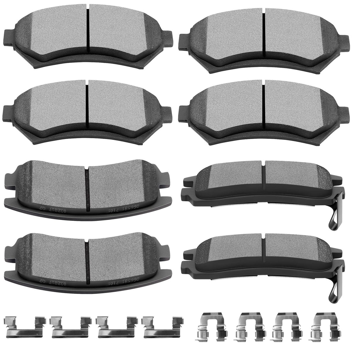 Scitoo D699 D698 Front Rear Ceramic Brake Pads Sets Fit For Buick Century/Regal,For Chevrolet Impala/Monte Carlo/Venture,For Old