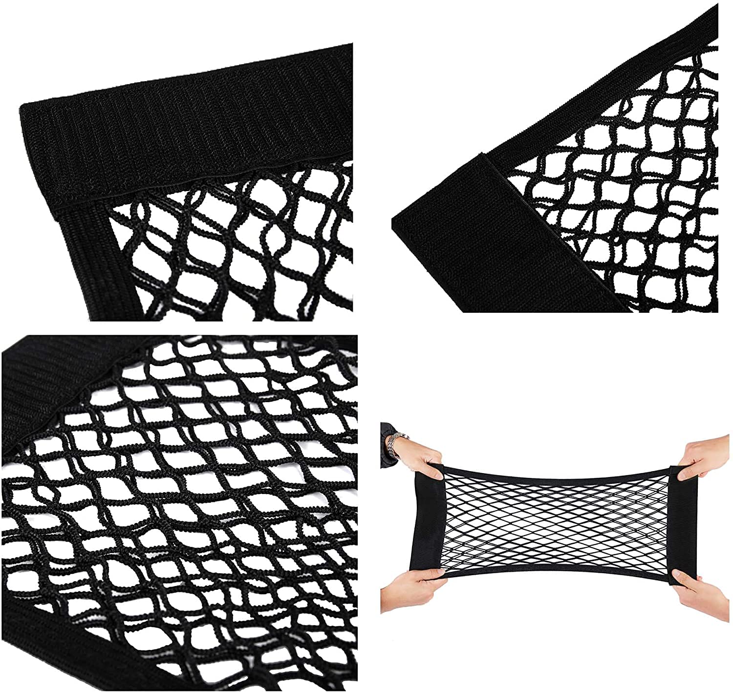Universal Mesh Cargo Net Car Storage Net Wall Sticker Organizer Pouch Bag Storage Mesh Net For Car Trunk Storage Add On Organize