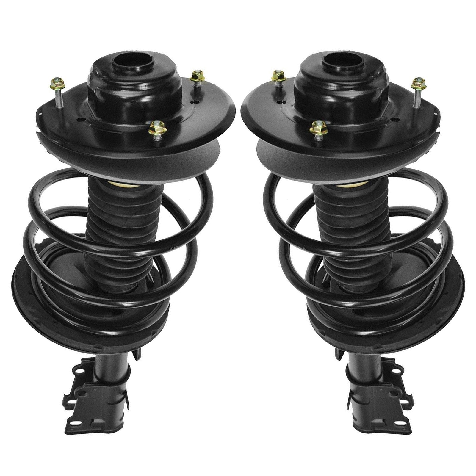 Trq Front Strut & Spring Assembly Set Driver & Passenger Side Compatible With 2001-2007 Chrysler Town & Country 2001-2003 Voyage