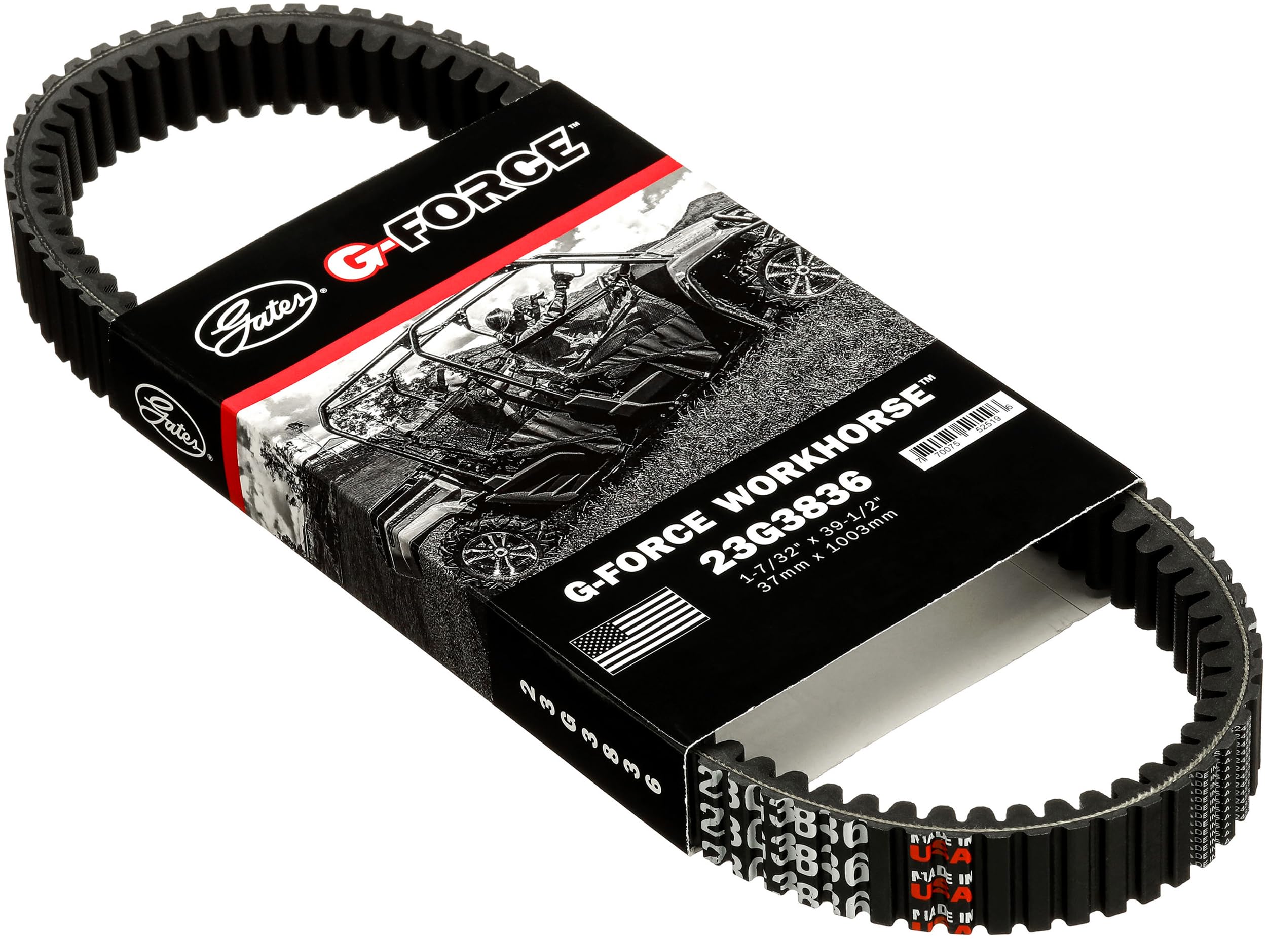 Gates 23G3836 G-Force Automatic Continuously Variable Transmission (CVT) Belt