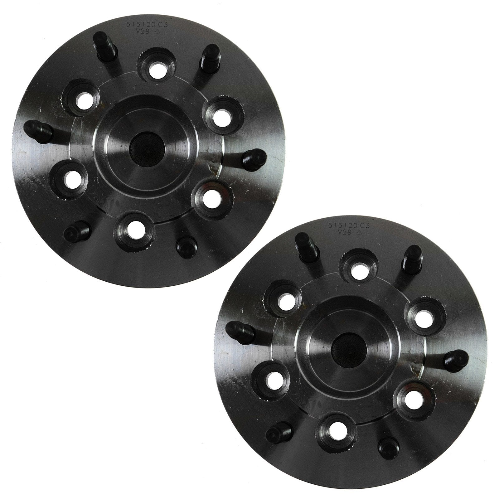 Trq Front Wheel Hub Bearings Assembly Set Compatible With 2009-2012 Chevrolet Colorado Gmc Canyon