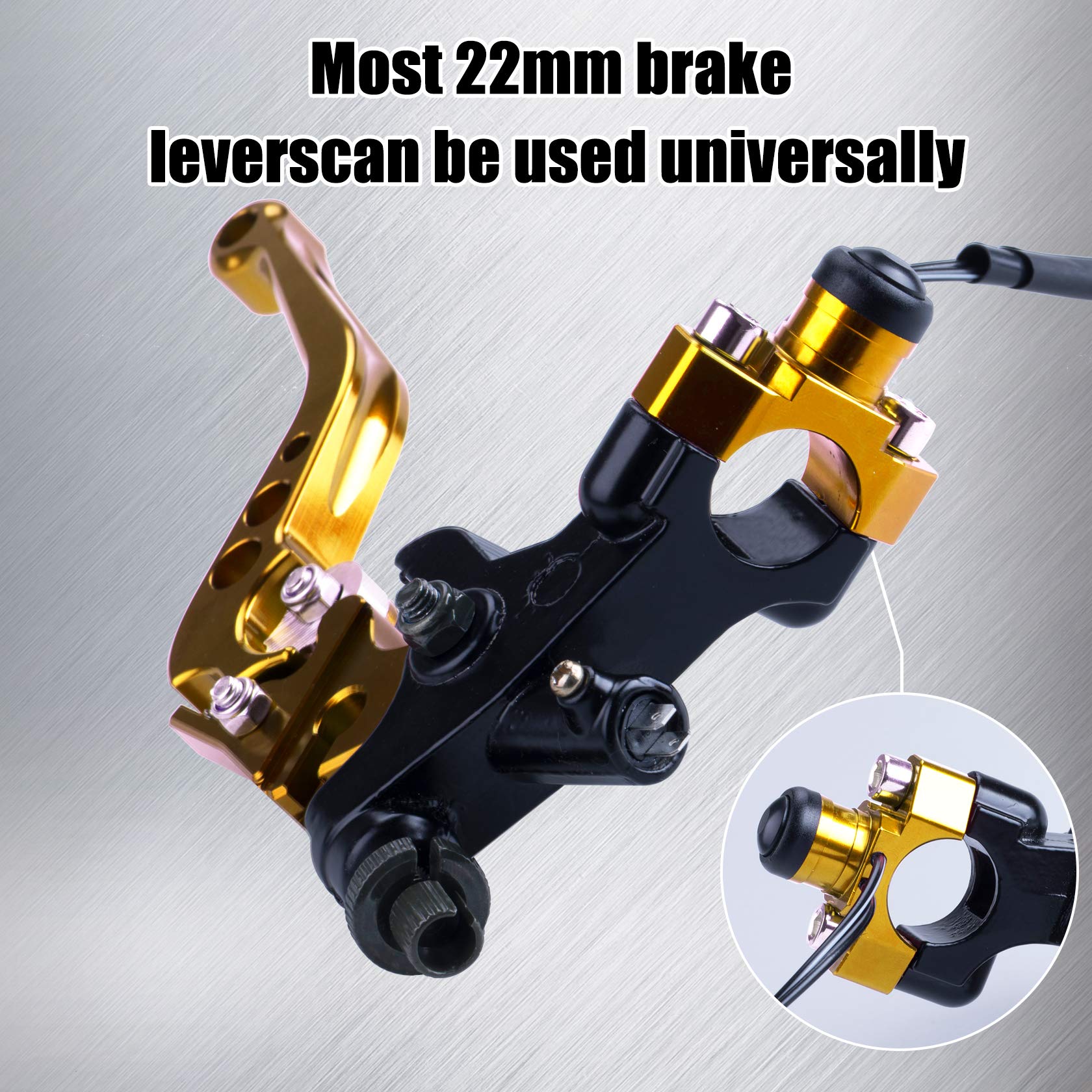 Oraevy Cnc Universal Motorcycle Engine Stop Start Kill Switch Button With Mounting Backplate Compatible With Suzuki Rmz250 Rmz45