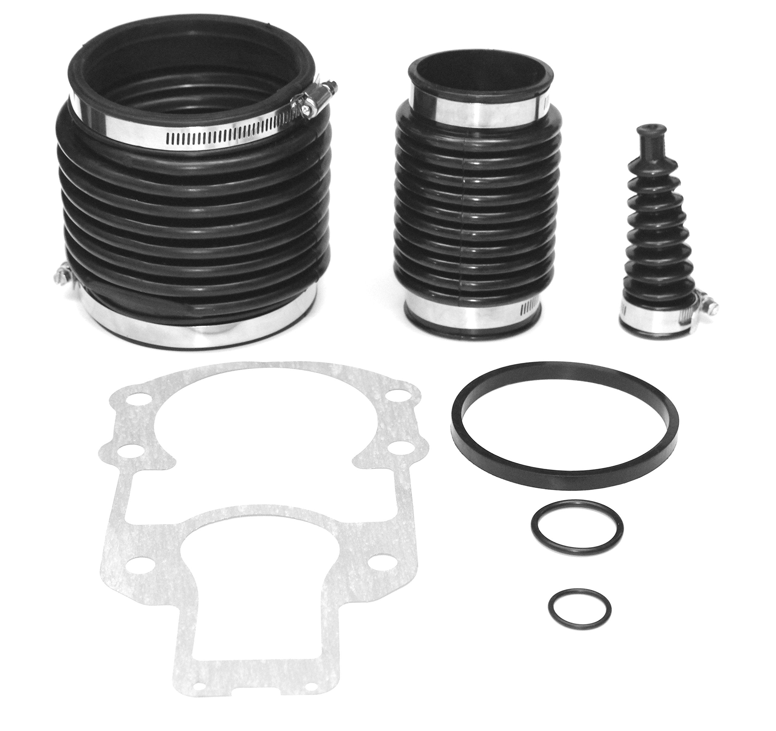 JSP Manufacturing Bellows Kit for Mercruiser Alpha One, R, MR #1 Kit 30-803097T1 60932A4 186541 Transom Bellows Kit for Mercruis