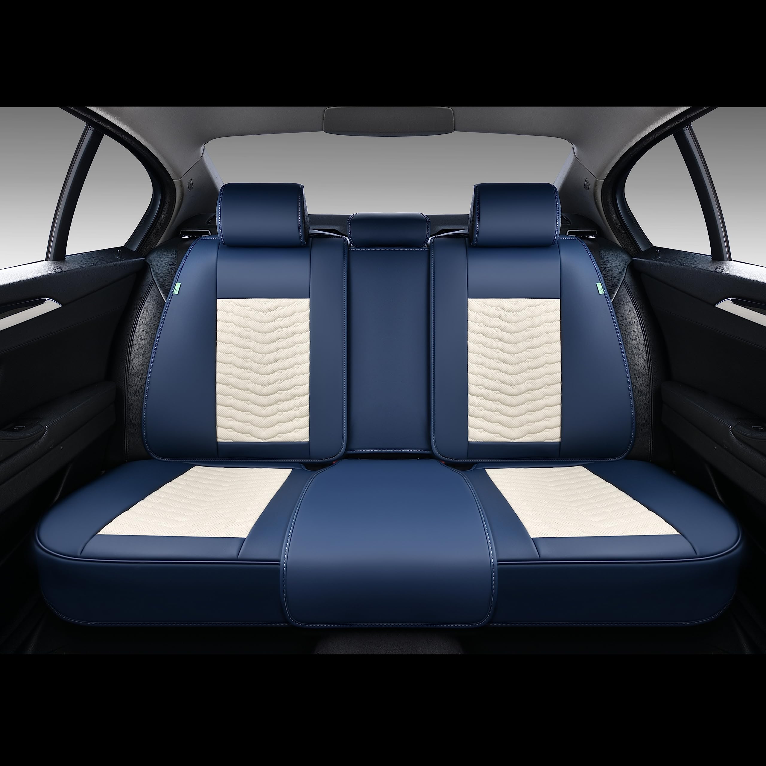 FLORICH Seat Covers for Cars, Seat Covers Full Set 5 Seats, Waterproof Leather Car Seat Covers, Front and Rear Seat Covers, Univ