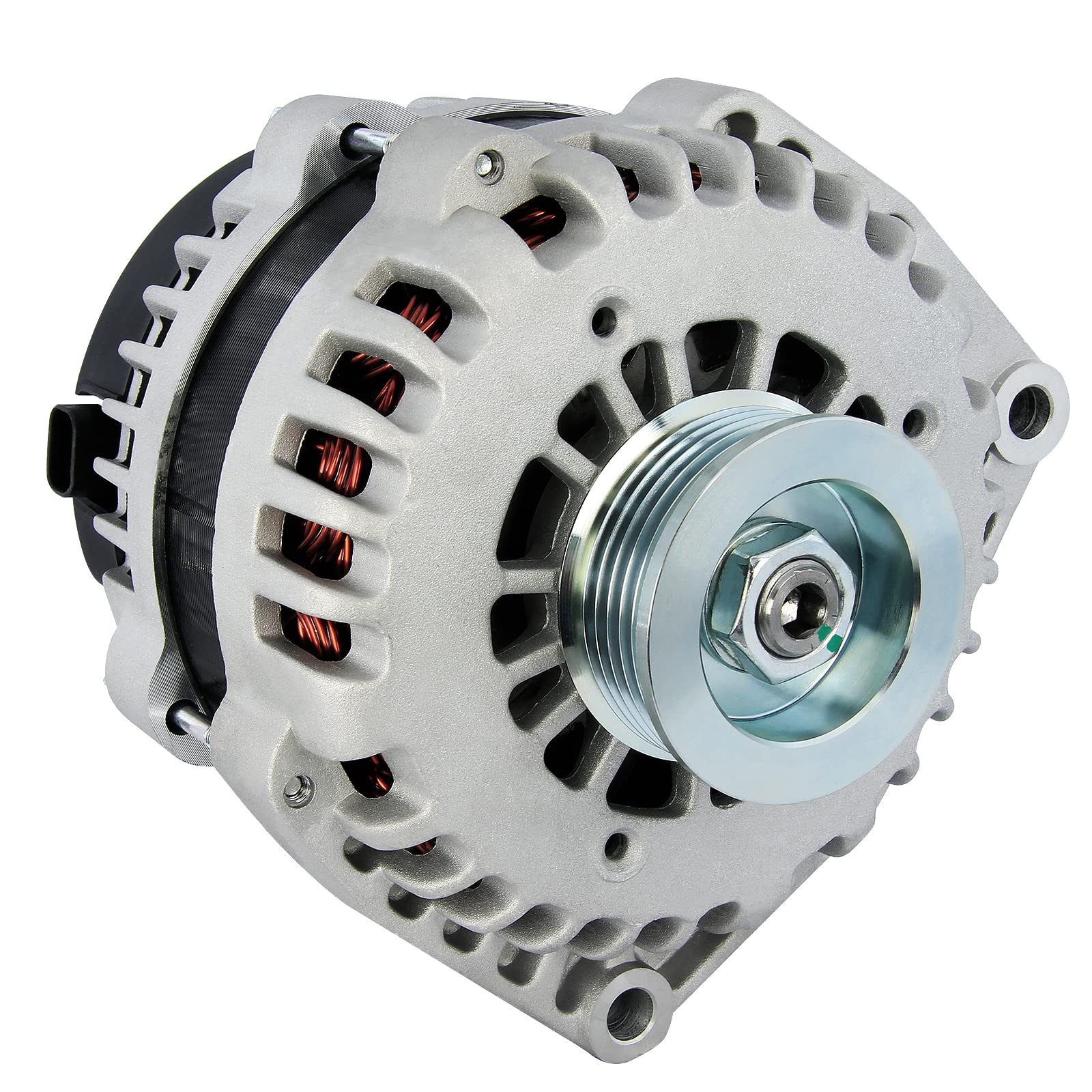 160 Amp New Alternator Replacement for 07-14 Cadillac Escalade 6.0 6.2L, 07-13 Chevy Silverado 1500 4.3 4.8 5.3L, 07-14 Tahoe 5.