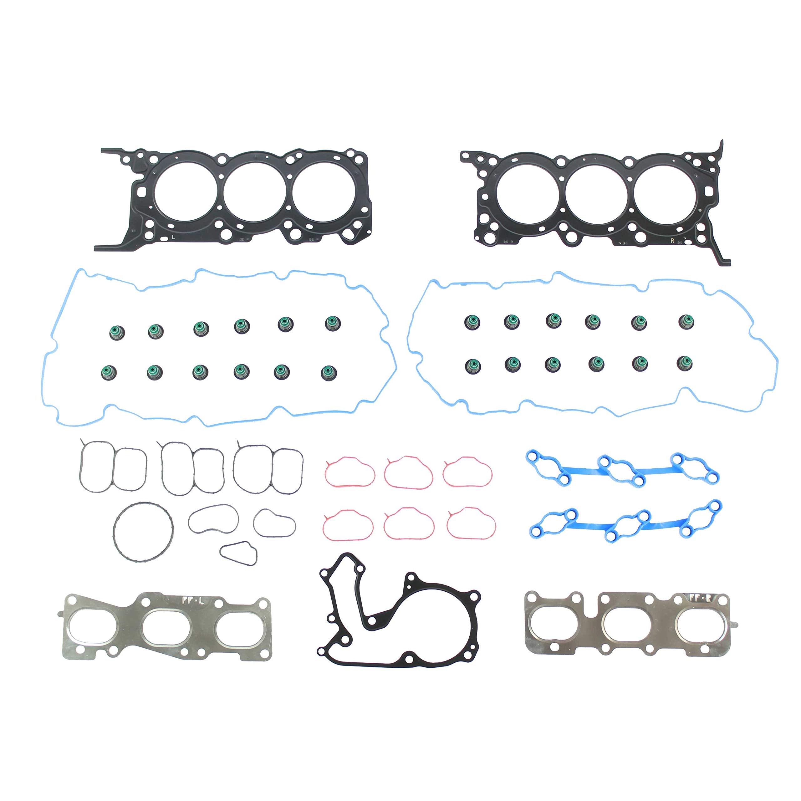 Dnj Hgs192 Mls Cylinder Head Set For 2010-2014 / Hyundai, Kia/Santa Fe, Sedona, Sorento / 3.5L / Dohc / V6 / 24V / 3470Cc