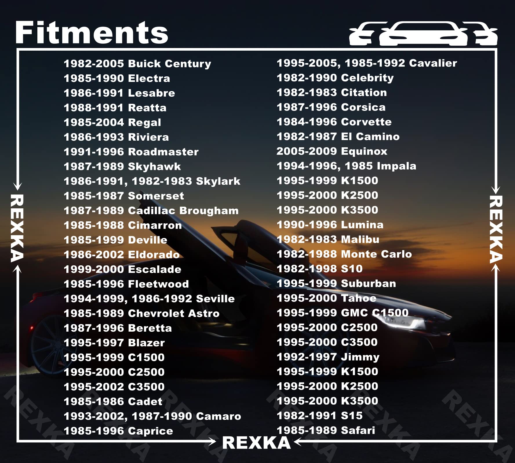 Rexka 20Pcs M6-1.0 X 25Mm Body Bolts Screw For Gm Buick Cadillac Chevrolet Door Trim Panel Raidator Fog Lamp Horn 11503834 20351