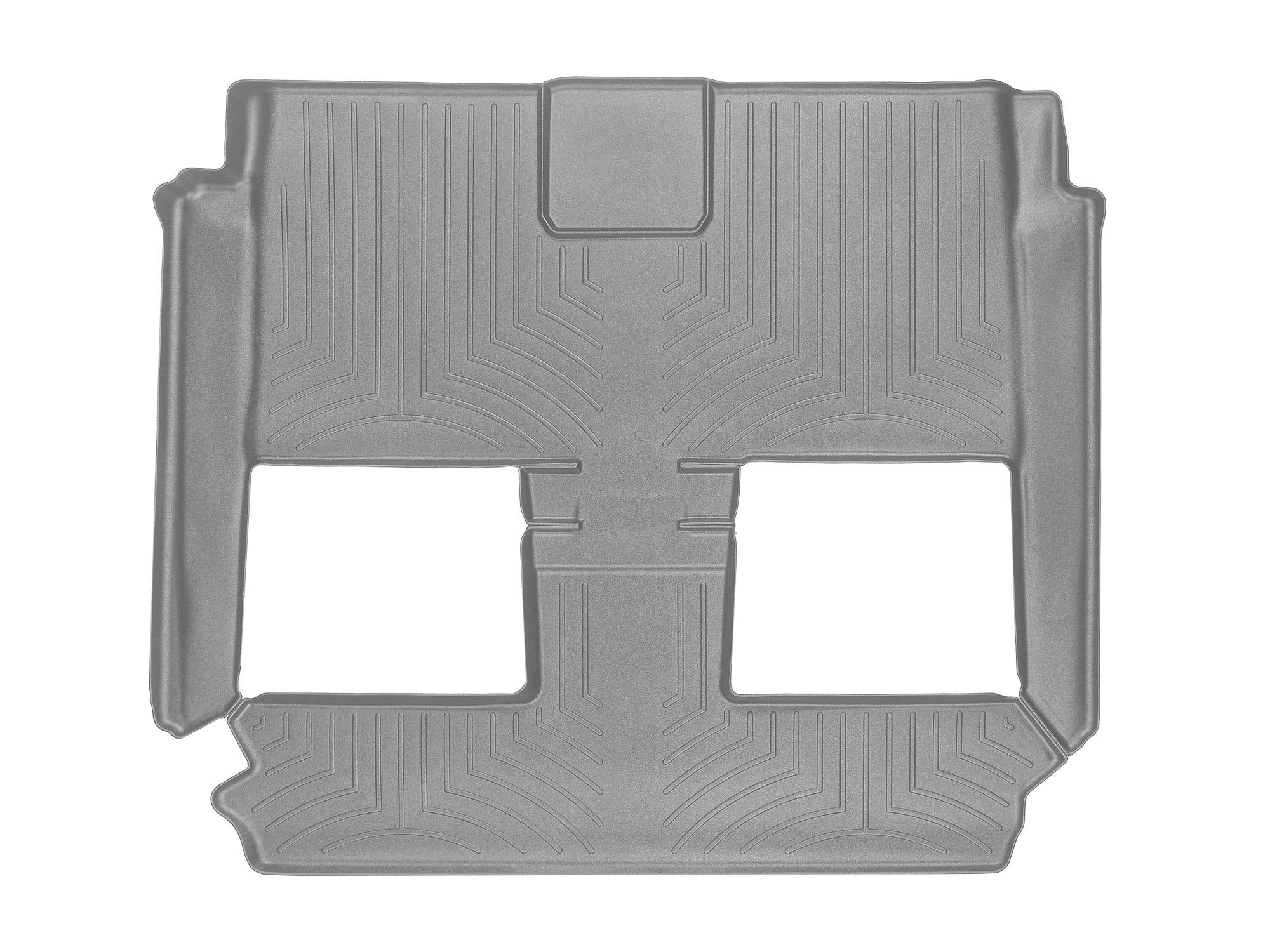 WeatherTech Custom Fit FloorLiners for Town & Country Van, Grand Caravan - 2nd/3rd Row (461414), Grey