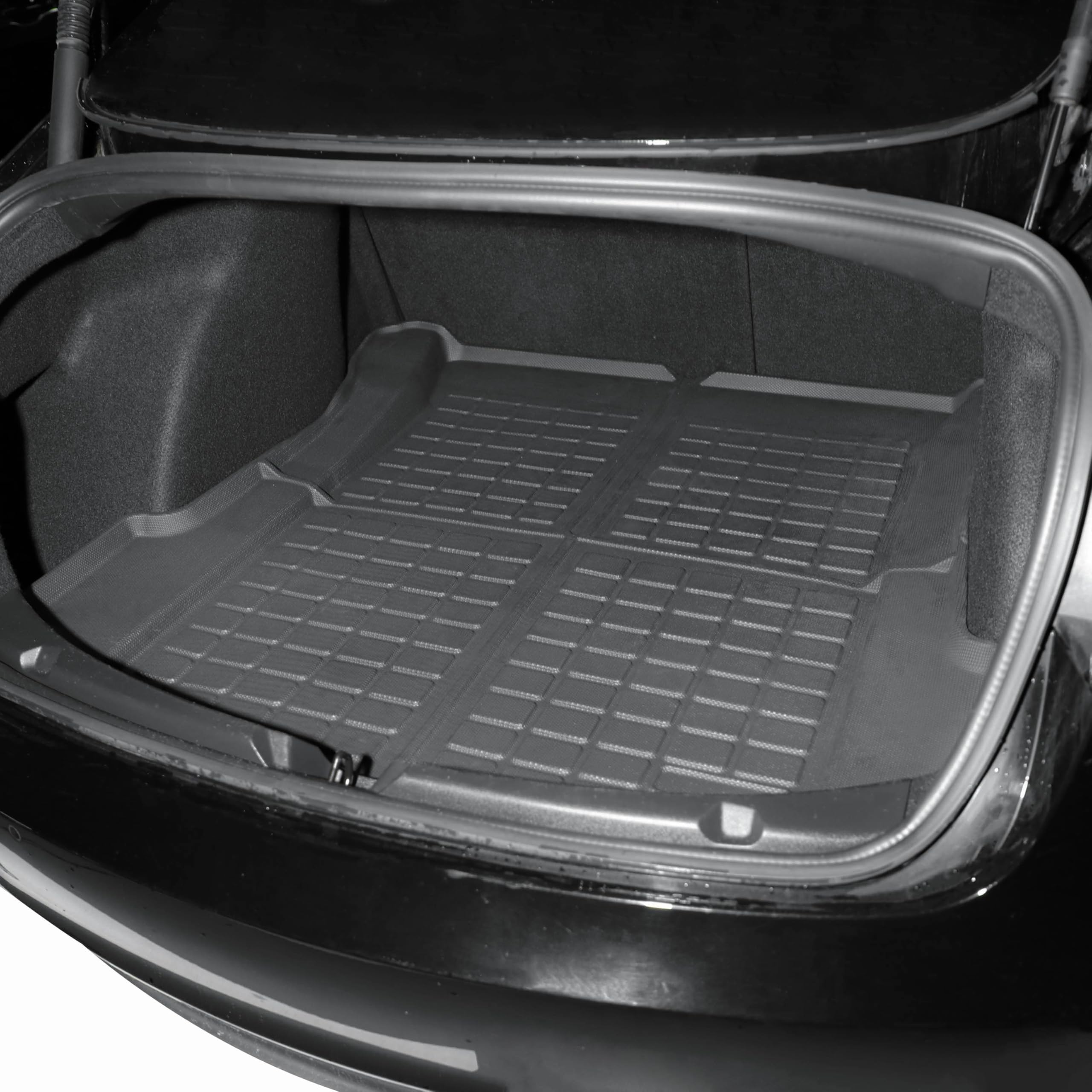 Super Liner 2021-2023 Tesla Model 3 Floor Mats 6-Piece Set | Extra-Thick Tpe All-Weather Floor & Cargo Liners | Pet & Child-Frie