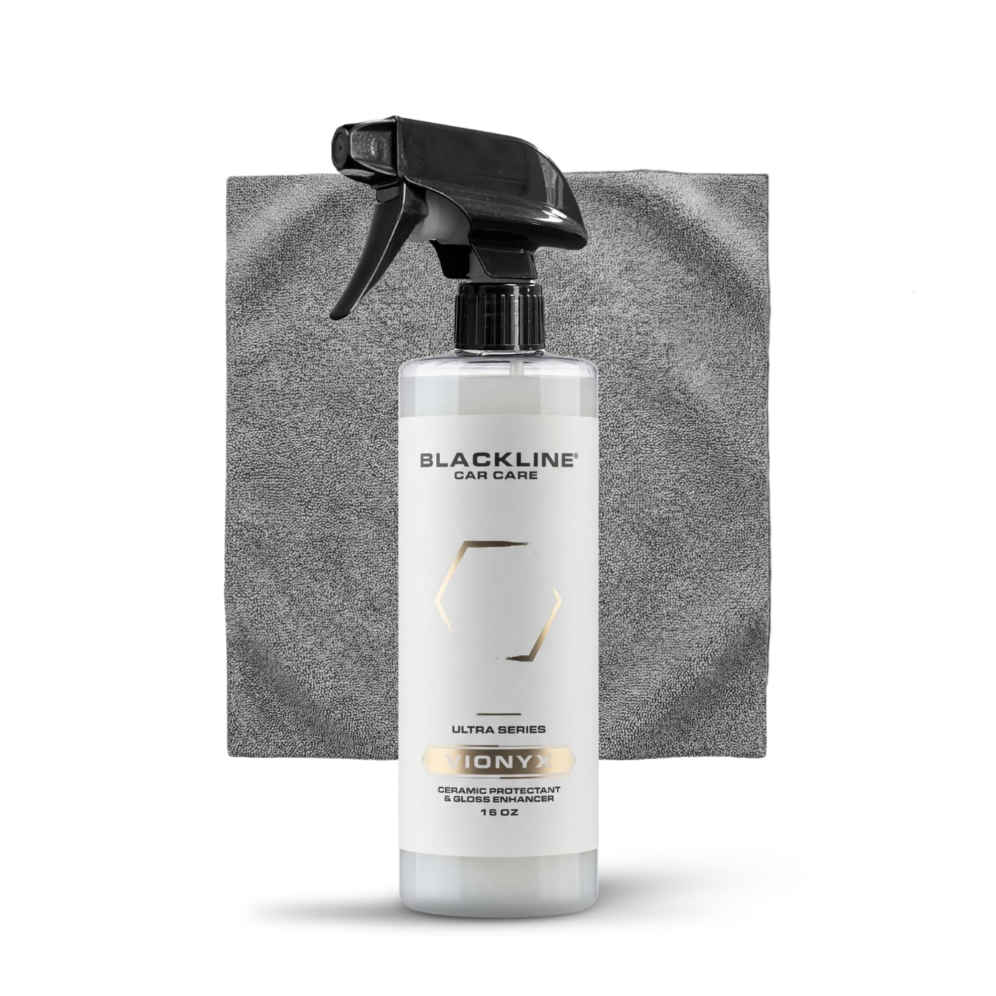 Blackline Vionyx Silica Ceramic Spray Coating for Cars - Hydrophobic Protection, Deep High-Gloss Shine, UV Defense & Long-Lastin