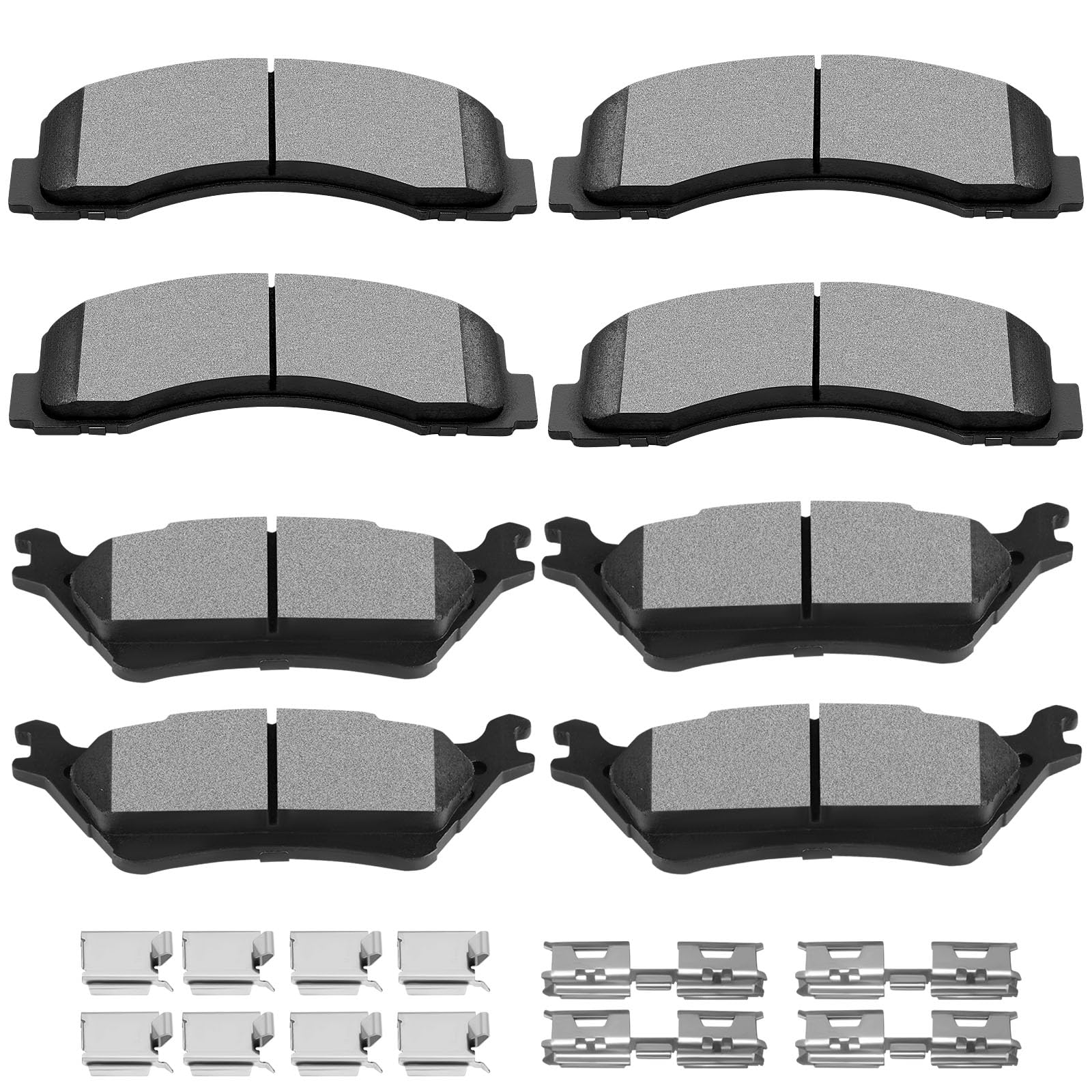 Scitoo D1414 D1602 Front Rear Brake Pads Sets Fit For Ford For F-150 2012-2020
