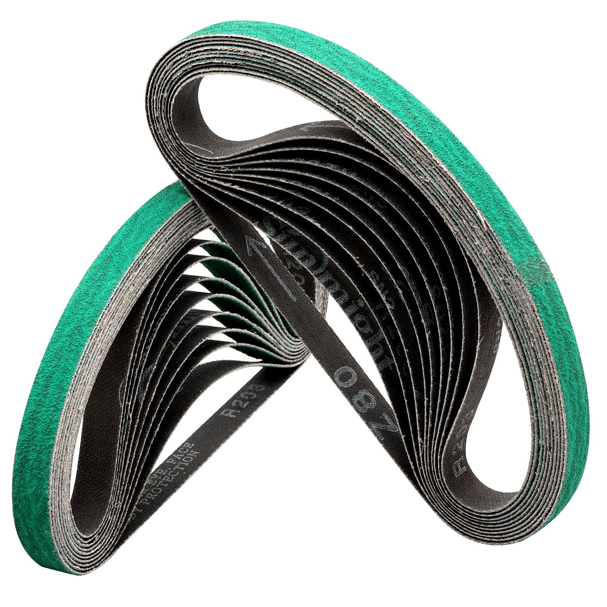 1/2 Inch X 18 Inch Sanding Belts For File Sander, 20-Pack 80 Grit Zirconia Sanding Belts For 1/2' X 18' Belt Sander