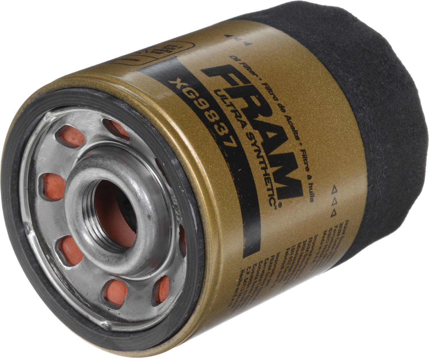 FRAM Ultra Synthetic Automotive Replacement Oil Filter, Designed for Synthetic Oil Changes Lasting up to 20k Miles, XG9837 with