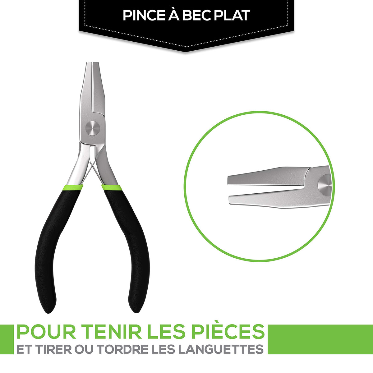 Metal Earth 3-Piece Tool Set - Clipper - Flat Nose Pliers - Needle Nose Pliers