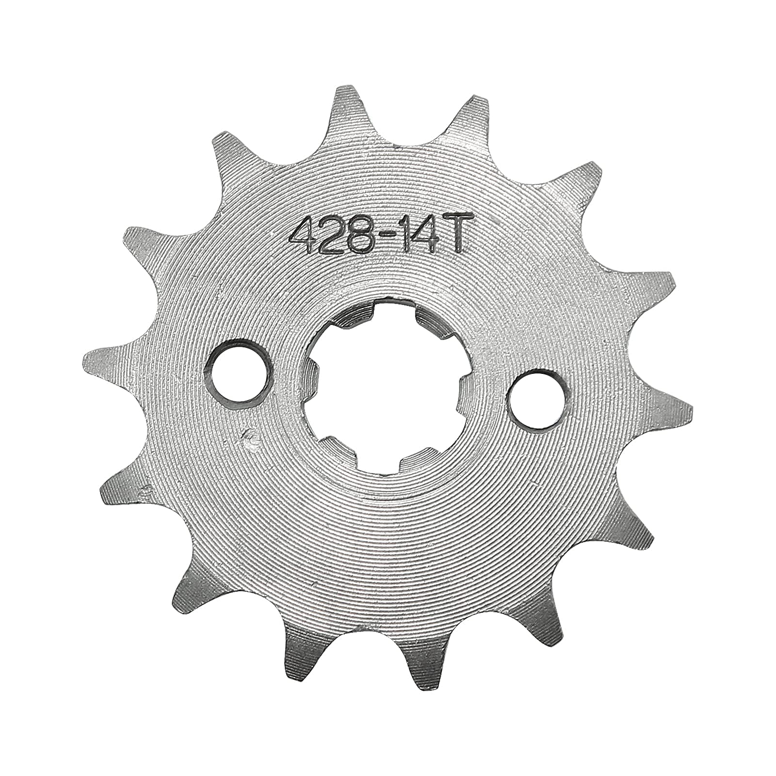 Saihisday 428 Chain Sprocket 14T 17mm Front Engine Sprocket Compatible with 50cc 70cc 110cc 125cc 140cc 160cc ATV Dirt Bike Quad