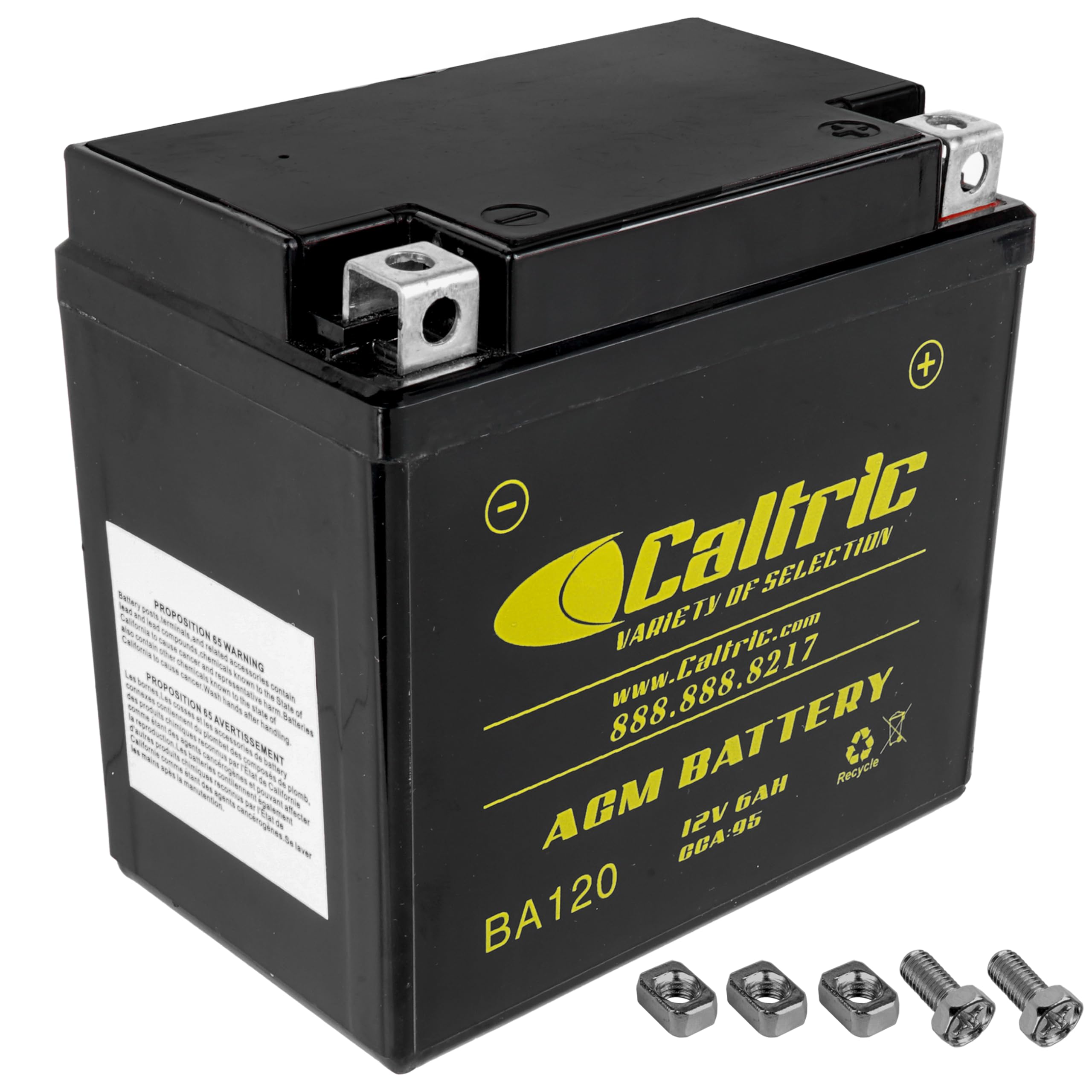 Caltric Agm Battery Compatible with Honda Crf450X Cr-F450X 2005 2006-2009 2012-2016