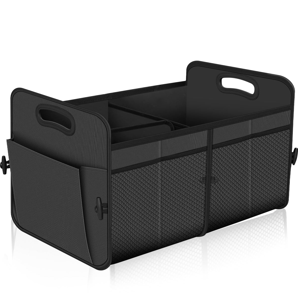 Femuar Car Trunk Organizer,Car Storage Organizer With 72L Large Capacity Waterproof Collapsible And 11 Pockets,Trunk Organizer F