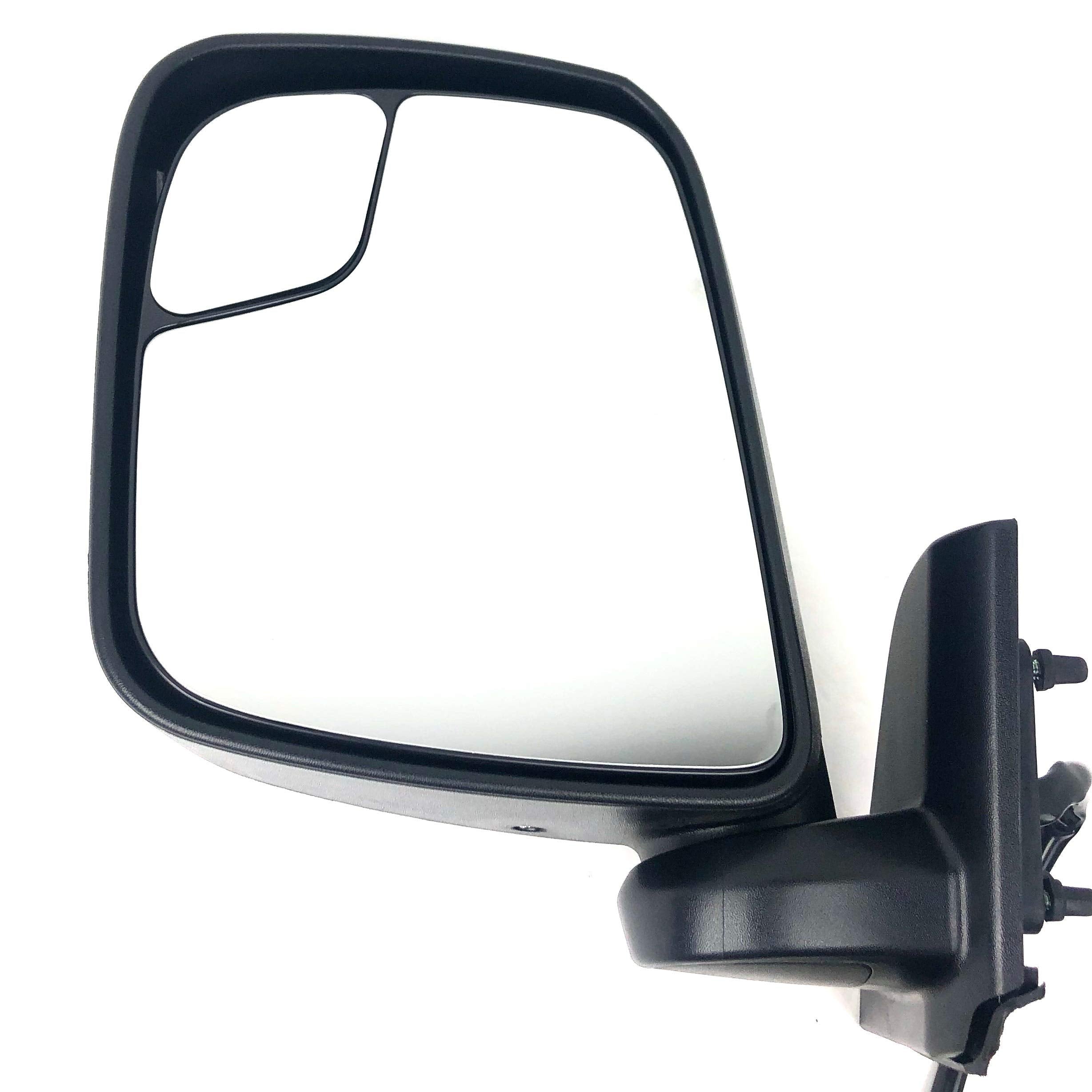 Spieg Ni1320246 Driver Side Mirror Replacement For 2013-2020 Nissan Nv200, 2015-2018 Chevrolet City Express | Left Side View Mirror Assembly Power Adj Heated Glass Spotter | Textured Cover 5 Pins
