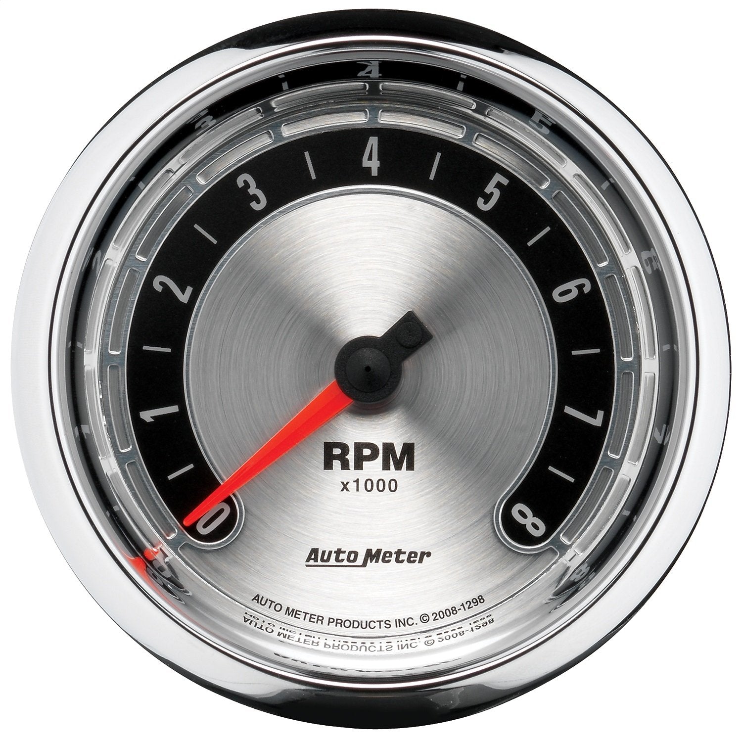 Auto Meter 1298 American Muscle 3-3/8'' 8000 Rpm In-Dash Tachometer Gauge