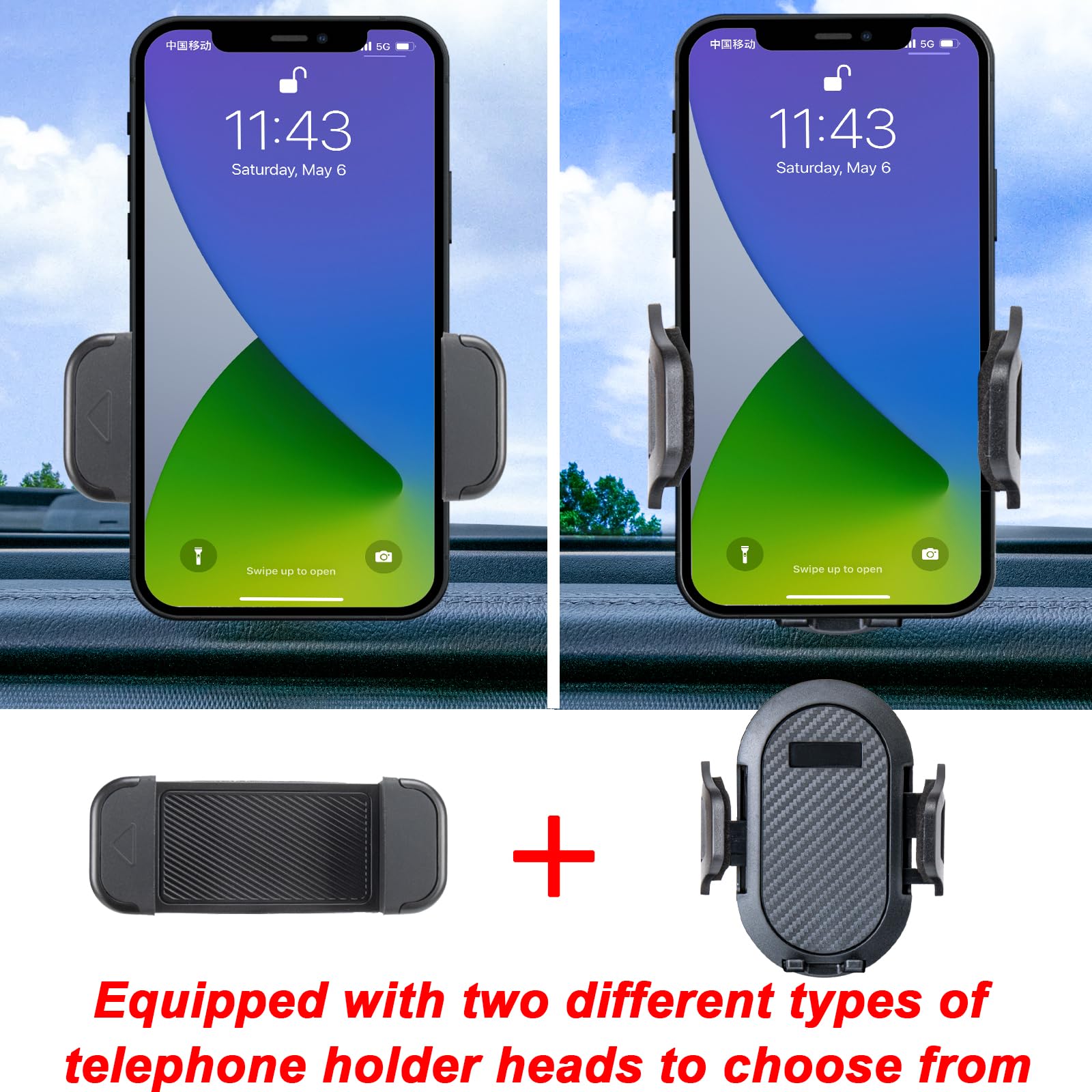 Neepiar Phone Mount Compatible With Jeep Wrangler 2018-2023 Jl Jlu 2020-2023 Gladiator Jt Dash Tray Phone Holder Mount With Storage Box Don'T Fit For The Oil-Electric Vehicle Version