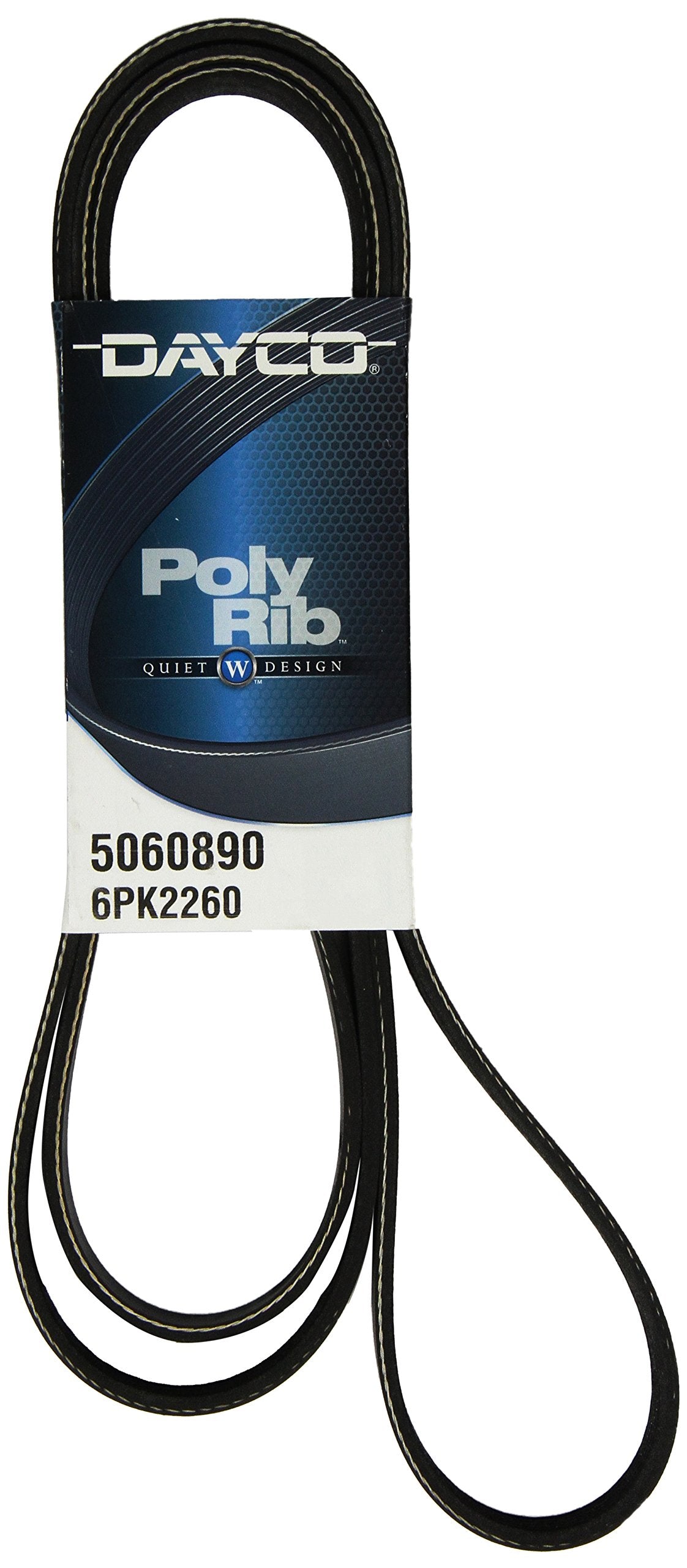 Dayco 5060890 Serpentine Belt , Black