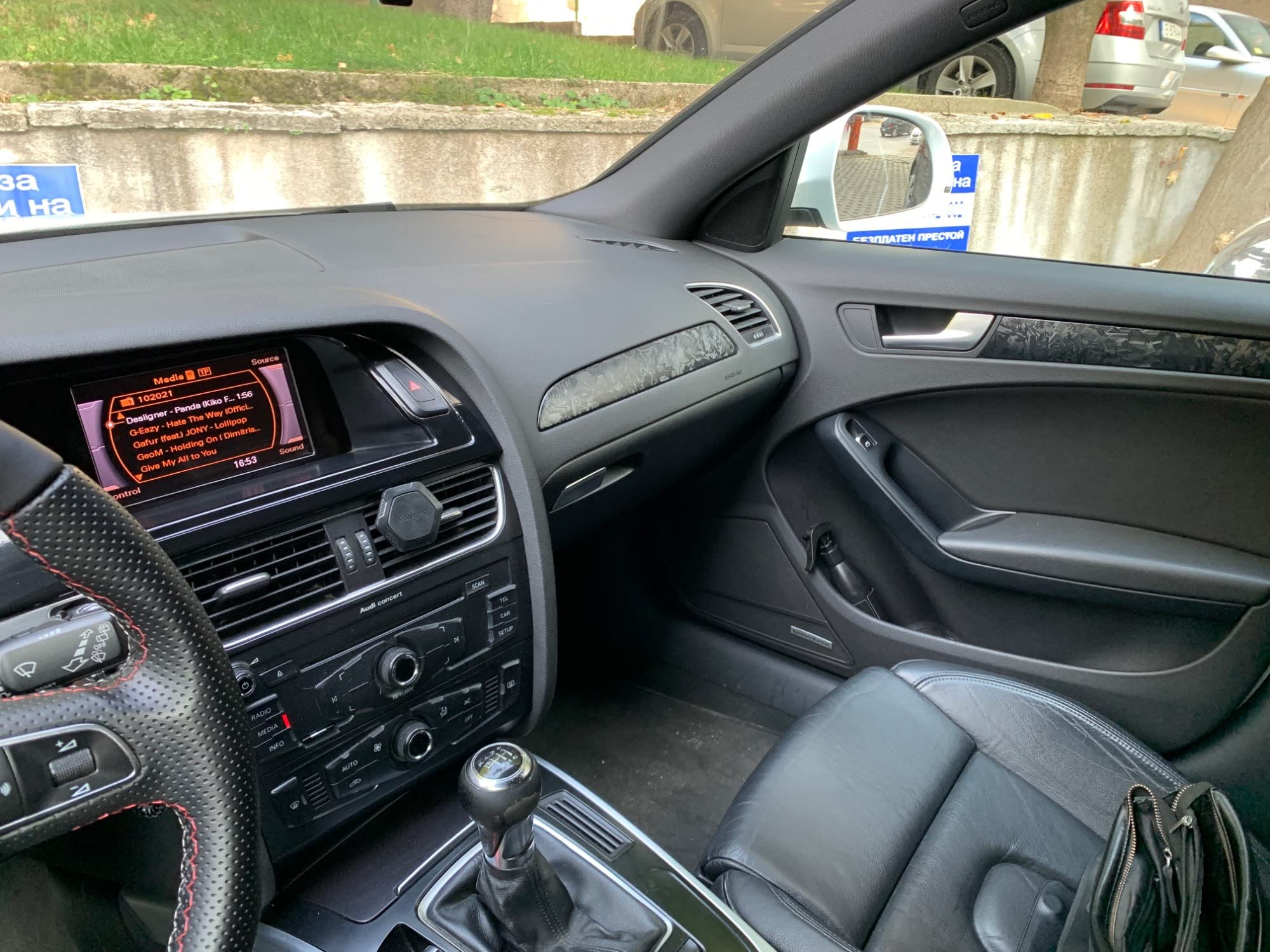 Lzlrun Forged Carbon Fiber Black Vinyl Wrap Roll Air Release Sticker Sheet Film Diy Decal Car Auto Vehicle Morotcycle Self Adhesive - 1Ft X 3.5Ft