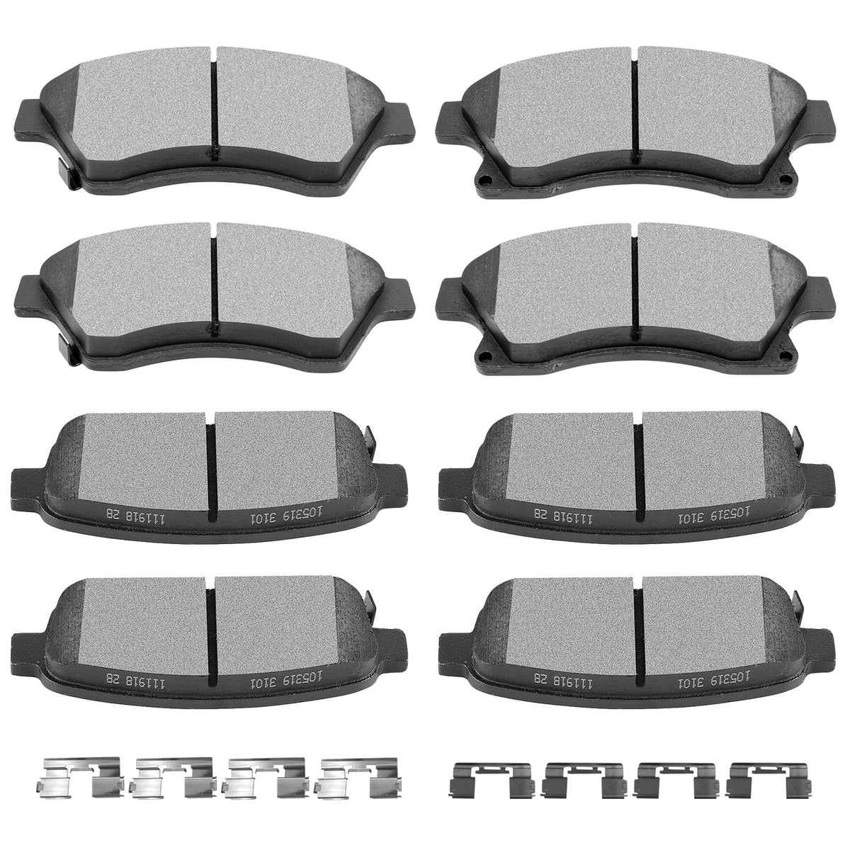 Scitoo D1522 D1468 Front Ceramic Rear Semi-Metal Brake Pad Sets Fit For Chevrolet Cruze 2011-2015,For Chevrolet Cruze Limited 20