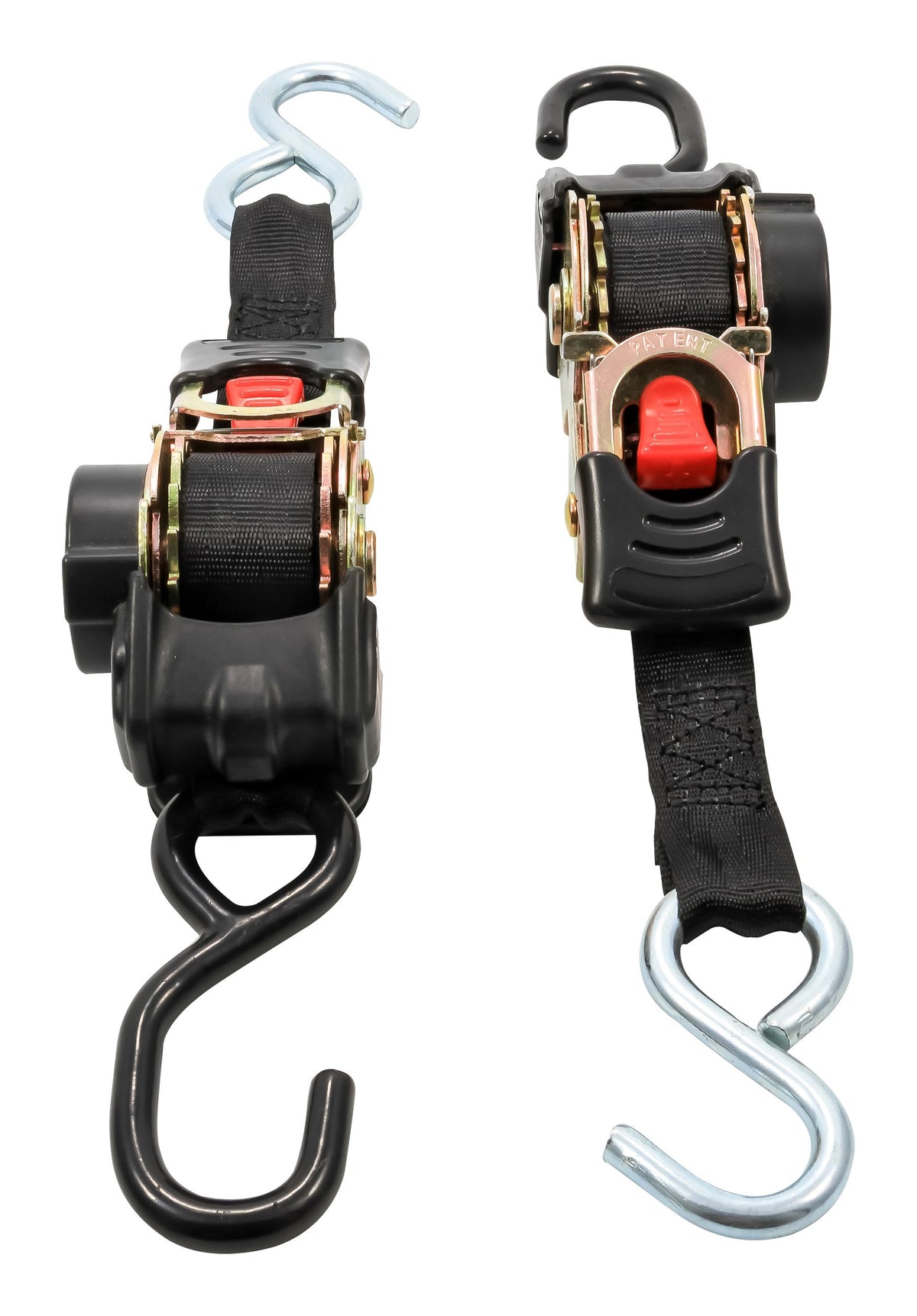 Camco Retractable Transom Tie Down Strap - Secures Your Boat While Traveling |Bolt-On Design |1,500 Lb. Break Strength | Measure