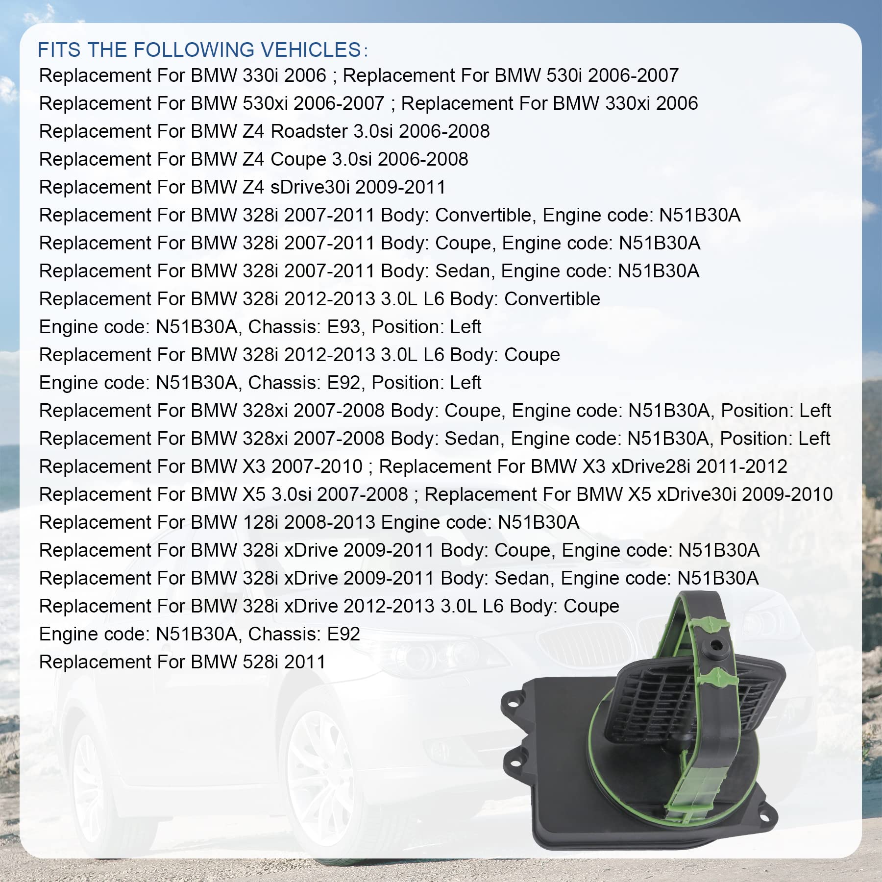 Jdmspeed New Left Intake Manifold Adjusting Unit Disa Valve Replacement For Bmw 135I 328I 530I 528I X5 Z4