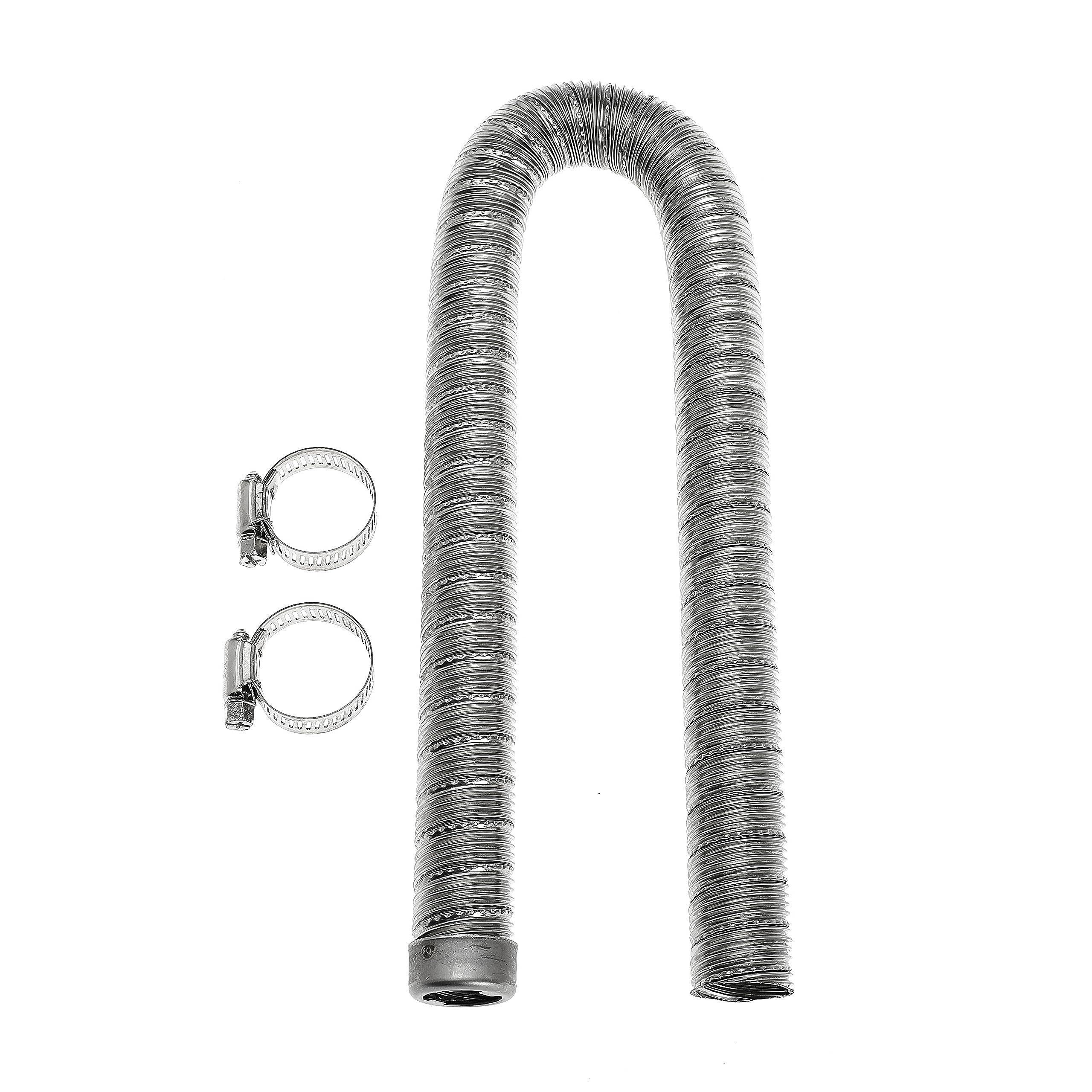 60cm 24mm Exhaust Pipe Parking Air Heaters with Clamps Double Stainless Steel