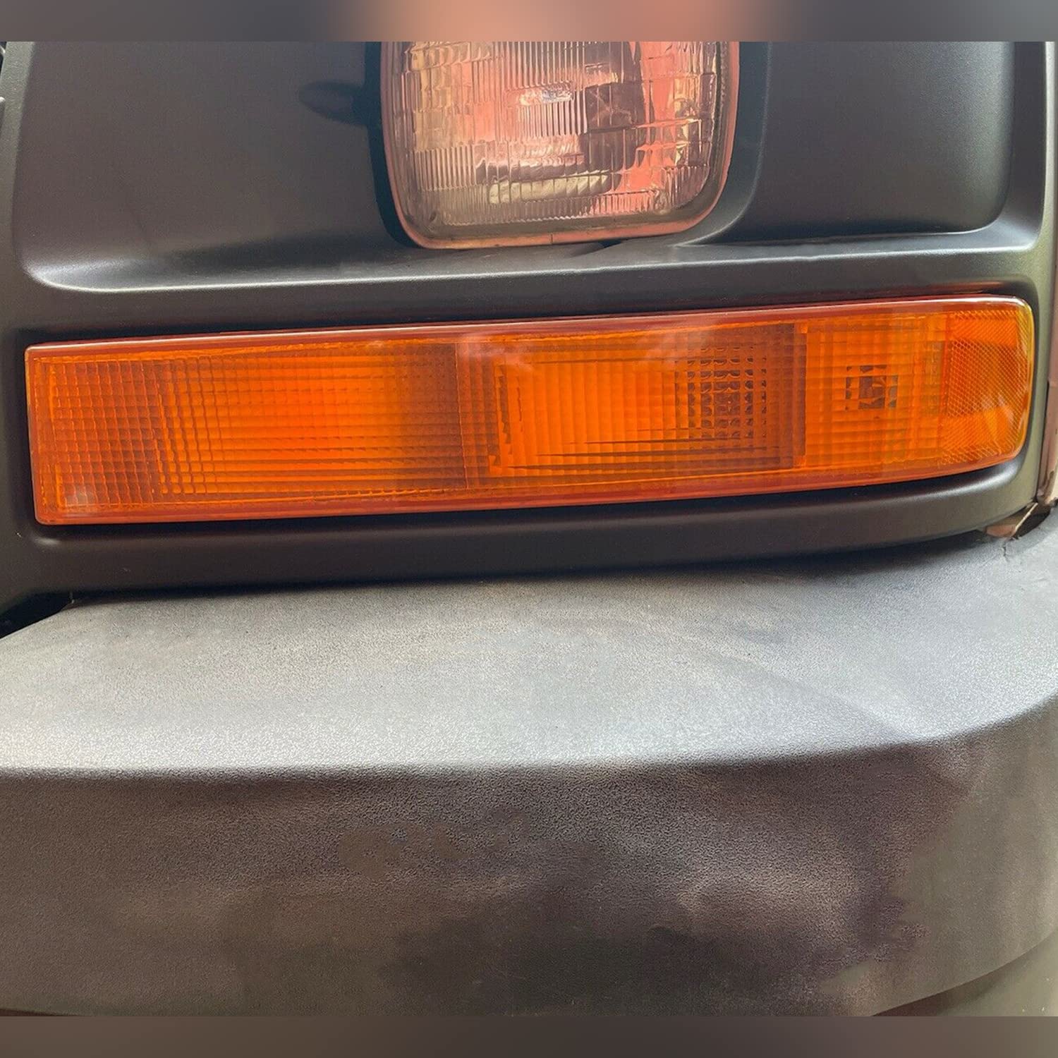 Ecotric Turn Parking Signal Light Compatible With 2003-2022 Gmc Savana Van/Chevy Chevrolet Express Side Marker Parking Light Ass