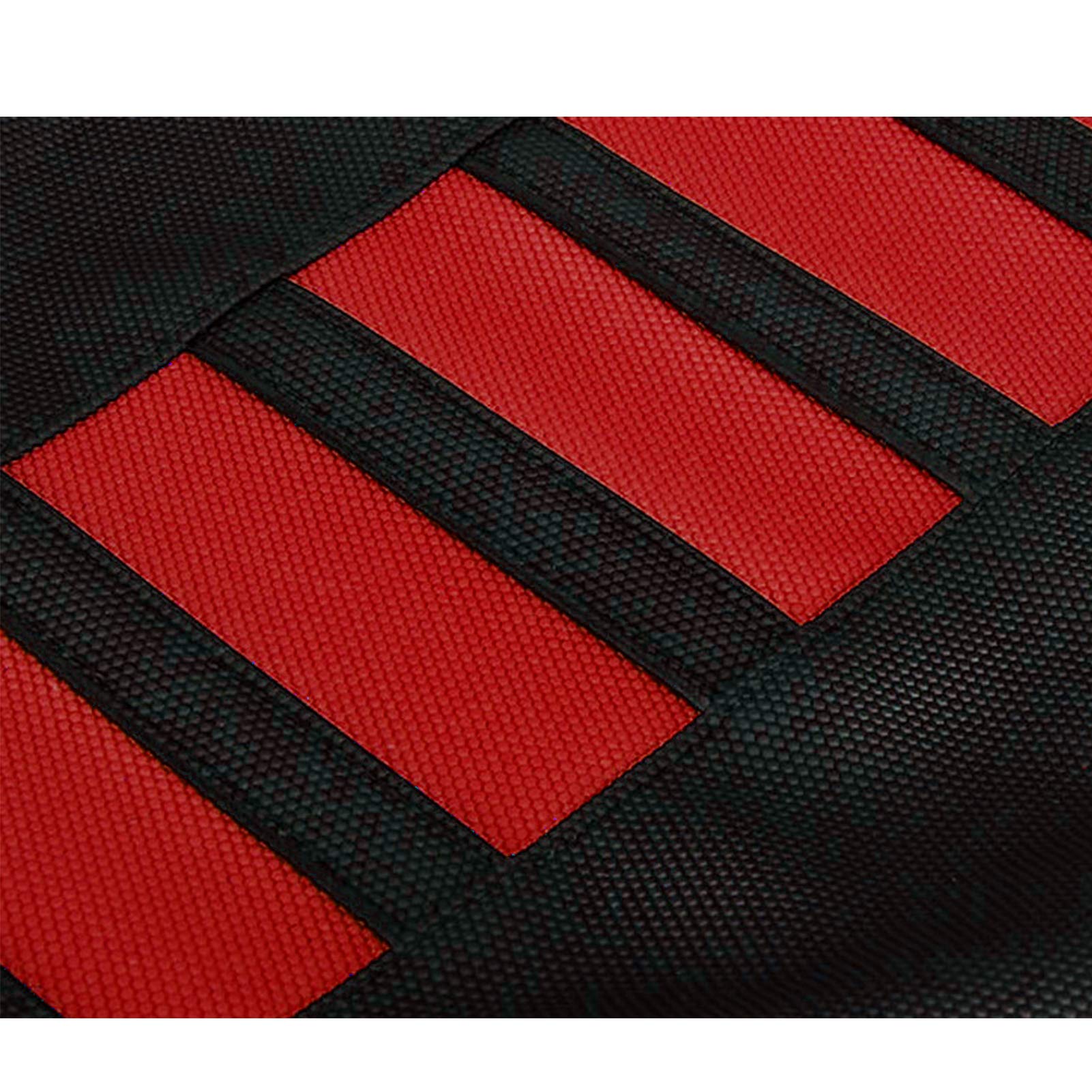 E-Riding Universal Gripper Motorcycle Seat Cover Rubber Soft - Cr85 Cr125 Cr250 Crf150F Crf150R For Pit Dirt Bikes (Red)