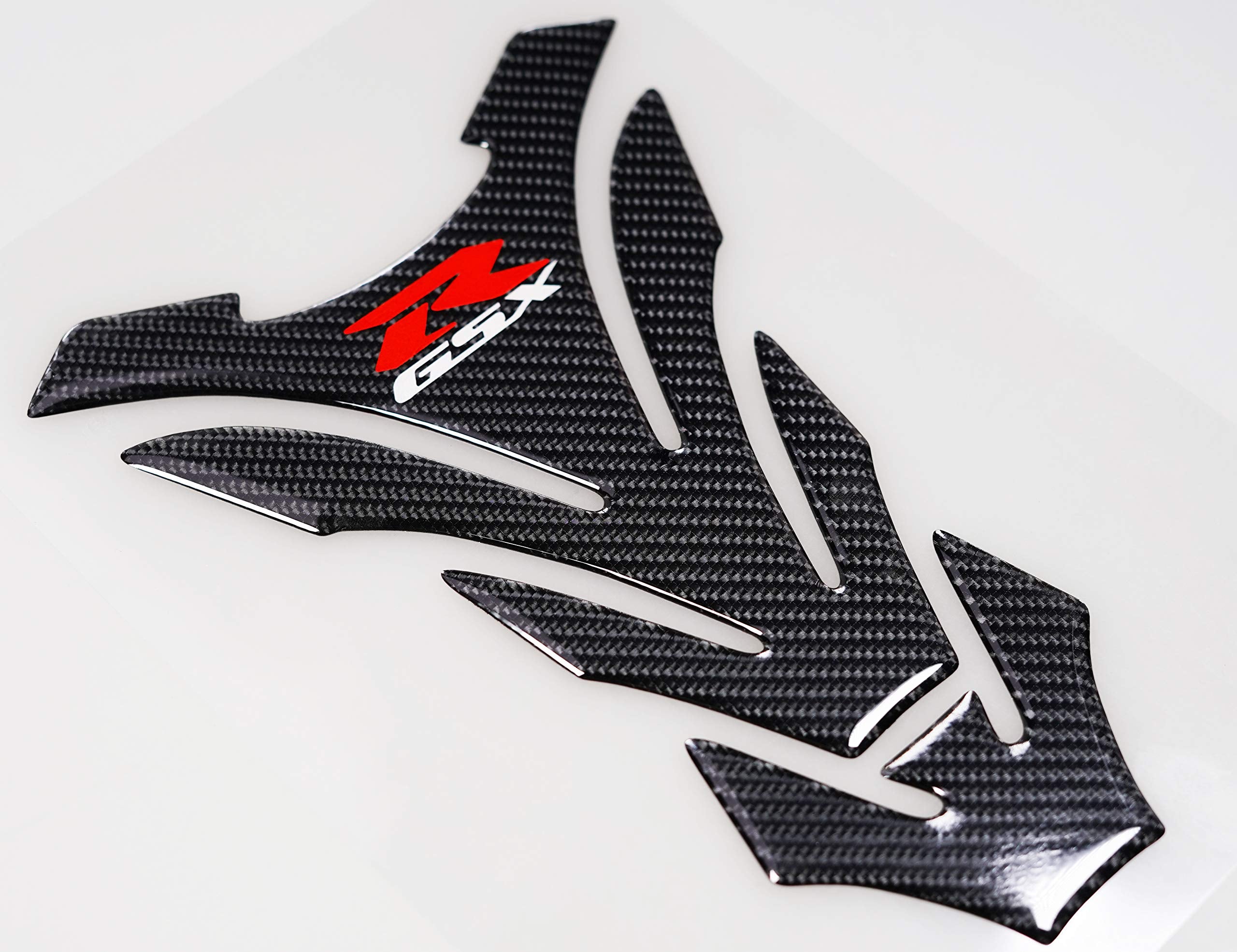 Revsostar 3D Black Rubber Side, Tank Pad Protector, Anti Slip Sticker, Tank Side Traction Pad, 3D Gas Cap, Fuel Cap Decal,Tank P