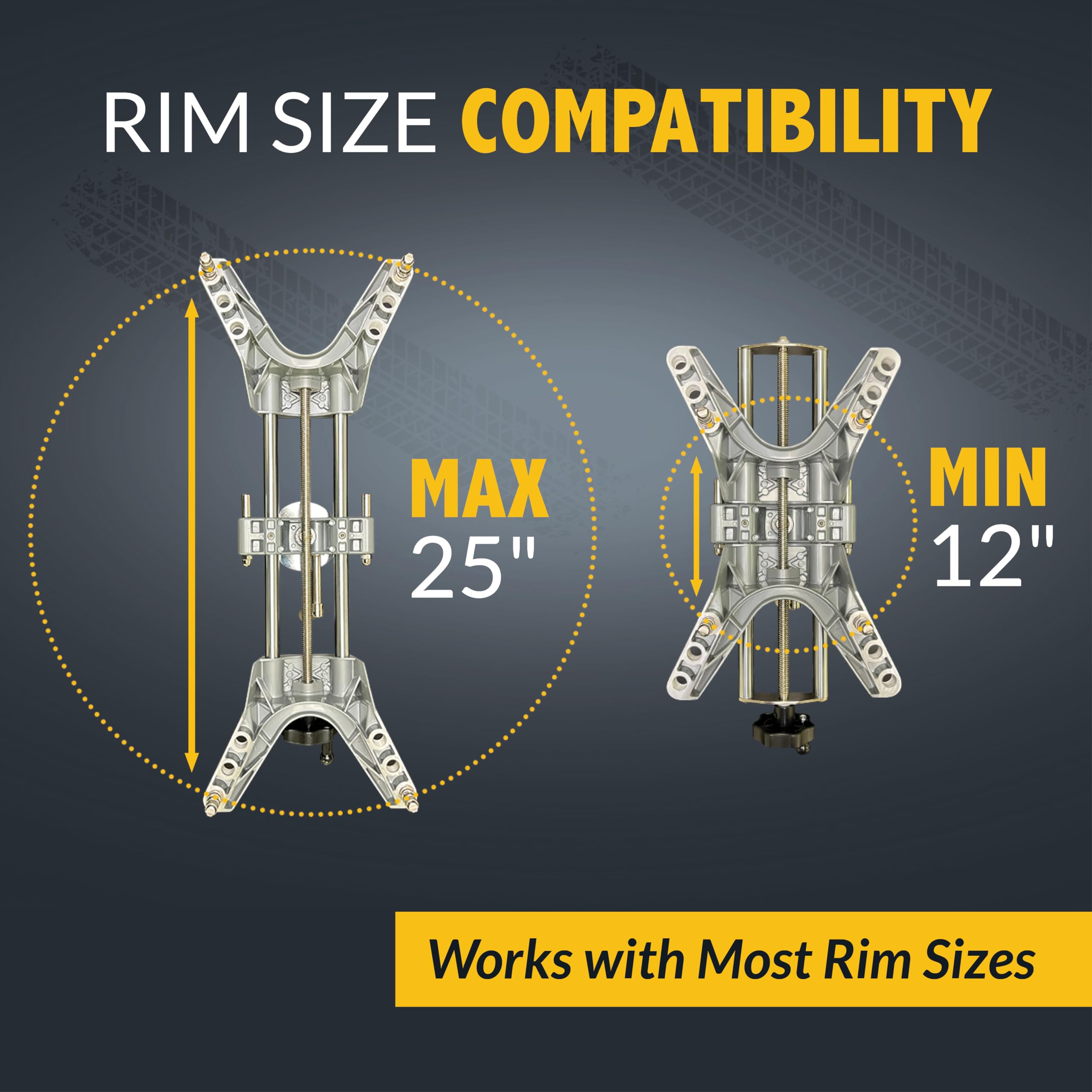 Autosolo 3D Dsp Wheel Alignment Tool - Alignment Wheel Clamp & Magnetic Adapter For Camber Caster Gauges - Essential Wheel Alignment Kit Accessory For Any Car Alignment Tool Kit - Fits 11-25-Inch Rims