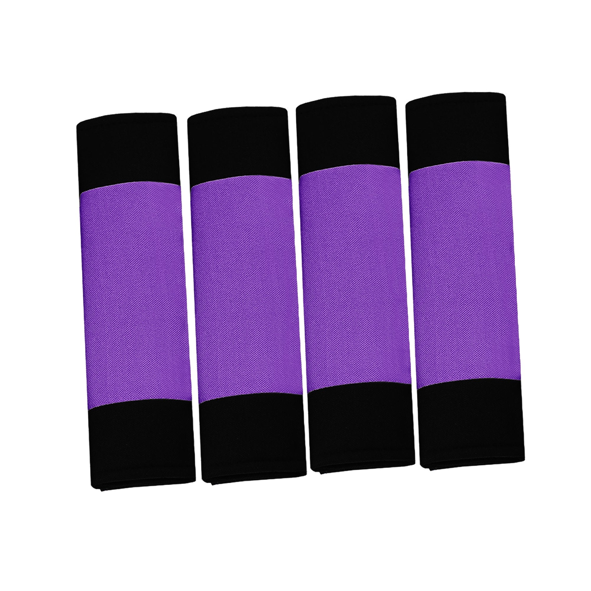 Fh Group Universal Fit Modernistic And Seat Belt Pads Combo Set Steering Wheel Cover Fits Most Cars, Suvs Purple