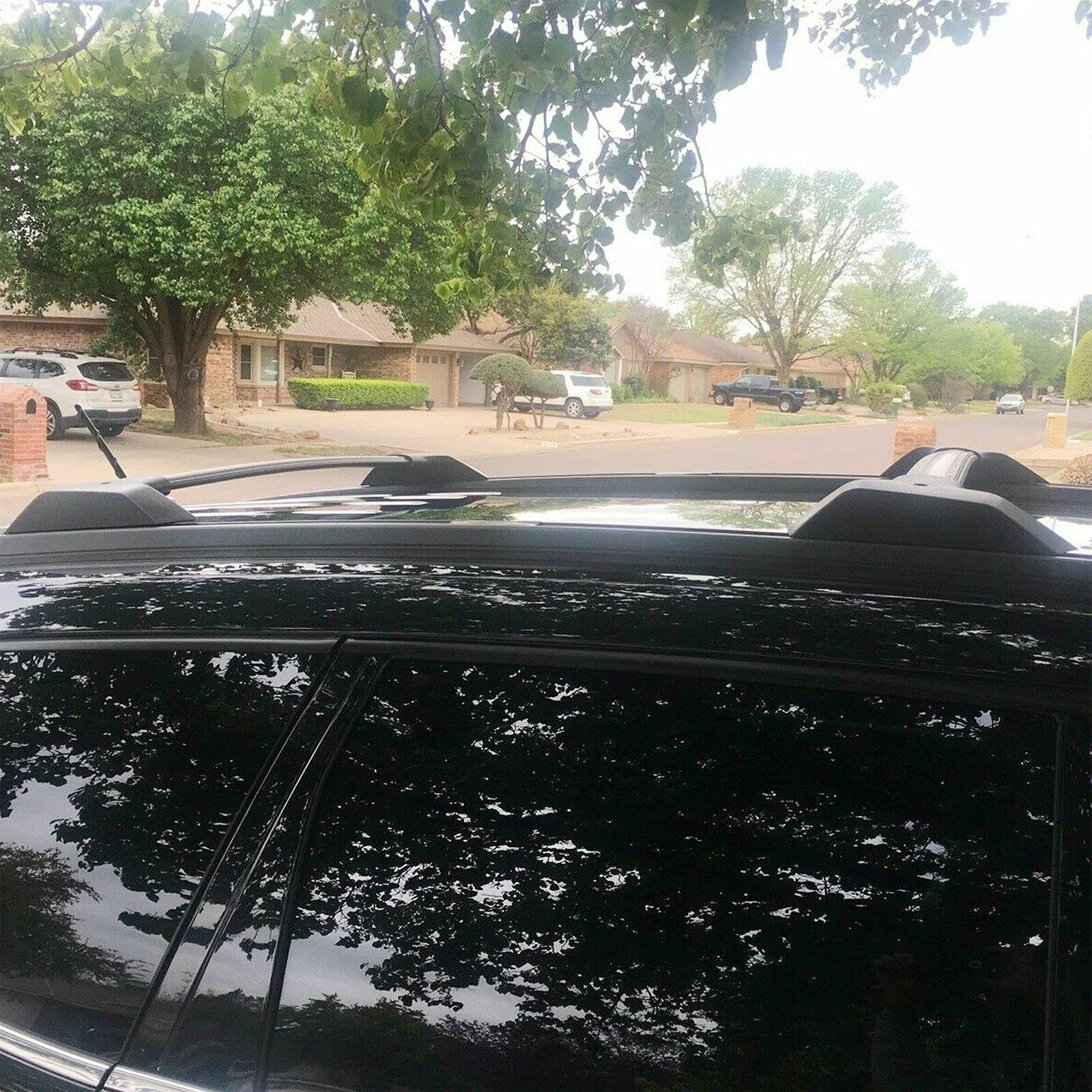 Hecasa Roof Rack Cross Rail Bar Compatible With 2009-2017 Chevy Chevrolet Traverse Ls/Lt/Ltz Replacement For 19244268(Set)